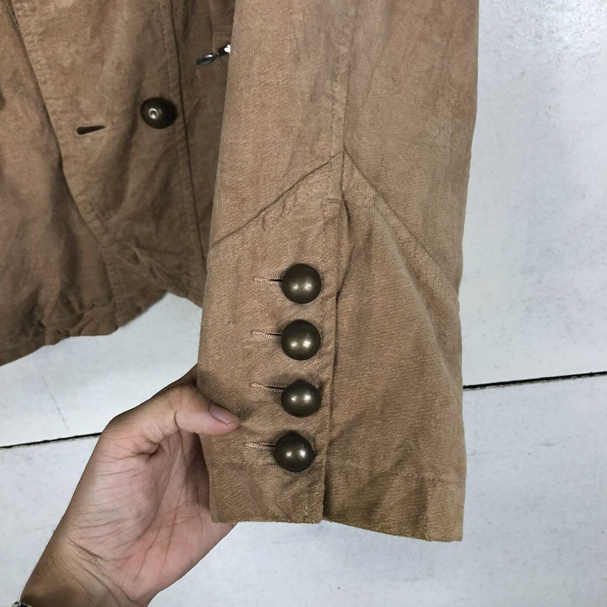 If Six Was Nine × Japanese Brand × Vintage 📌CROPPED BIKER JACKET DOUBLE LAYER LAST WORD JAPAN Size US S / EU 44-46 / 1 - 16 Thumbnail