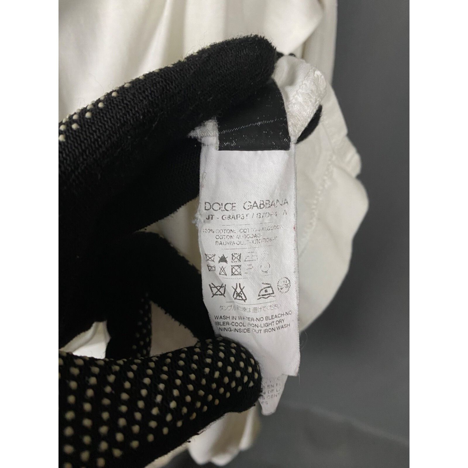Dolce & Gabbana Dolce&Gabbana Marilyn Monroe Men's White Crewneck Henley Swe Size US M / EU 48-50 / 2 - 12 Thumbnail