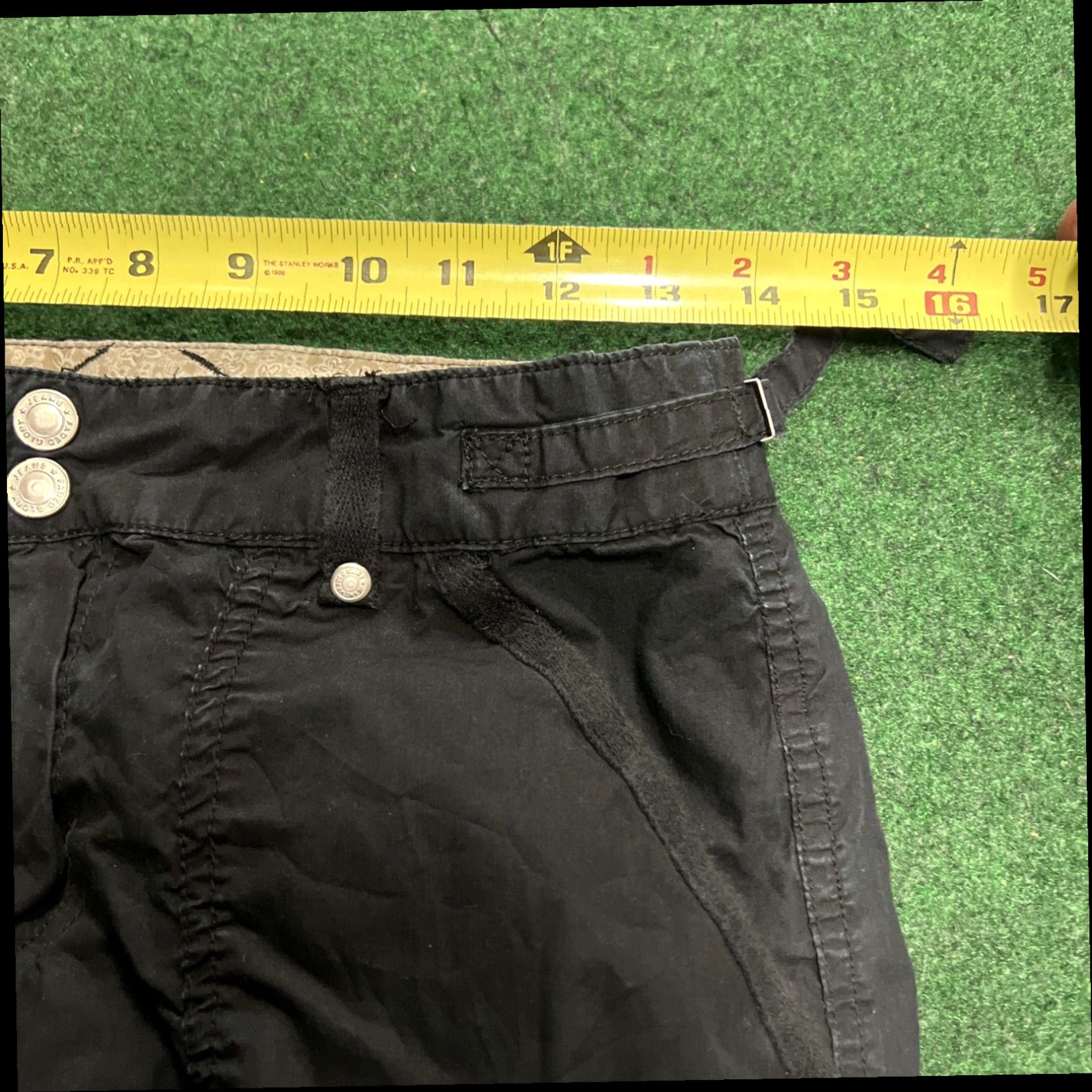 Faded Glory Faded Glory Womens Capris Sz 4 Black Utility Outdoors Summer Size ONE SIZE - 6 Thumbnail