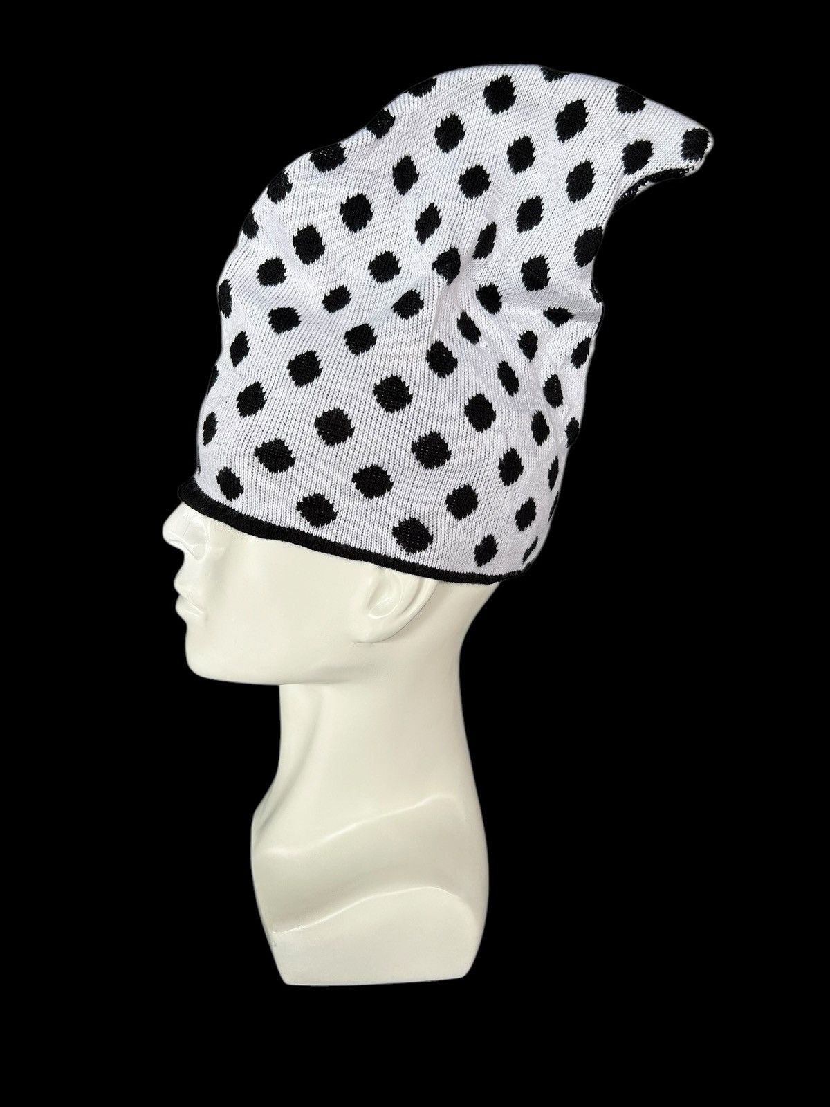 Japanese Brand × Kapital × Vintage Inspired by Walter Van Beirendonck Shark Fin Polkadot Beanie Size ONE SIZE - 7 Thumbnail