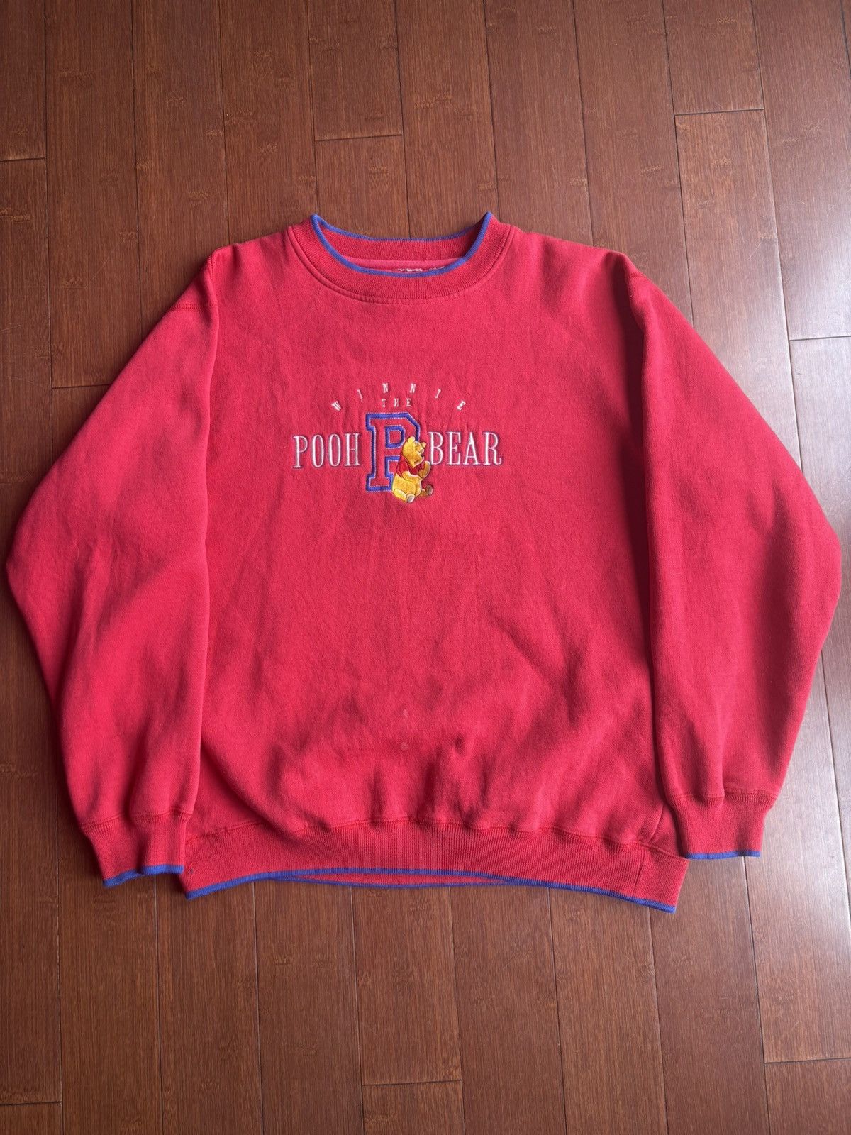 Disney Vintage 90s Embroidered Winnie the Pooh Sweatshirt Size M / US 6-8 / IT 42-44 - 1 Thumbnail
