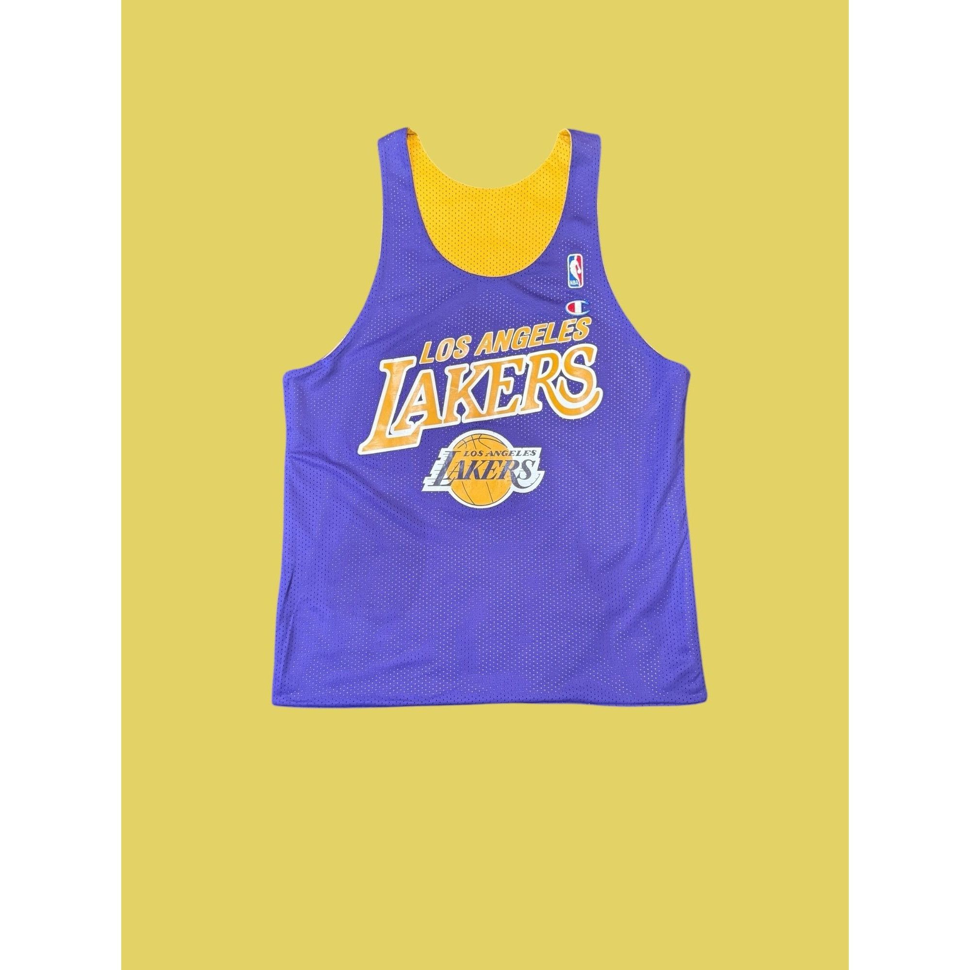 Champion 90s Los Angeles Lakers Reversible Jersey Size US XS / EU 42 / 0 - 4 Thumbnail