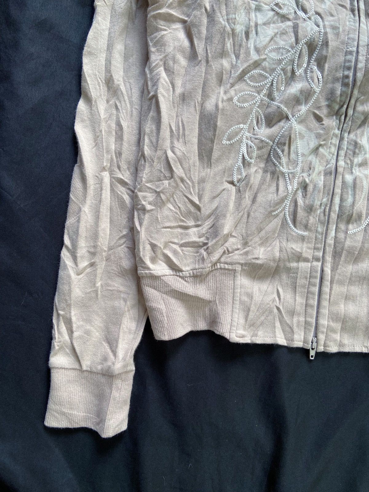 JAPANESE PUPULA HANDMADE DESIGN ZIP HOODIE