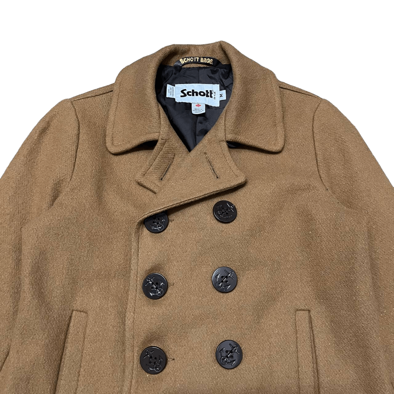 Schott Schott Bross x Eart Music & Ecology Wool Peacoat Size M / US 6-8 / IT 42-44 - 2 Thumbnail