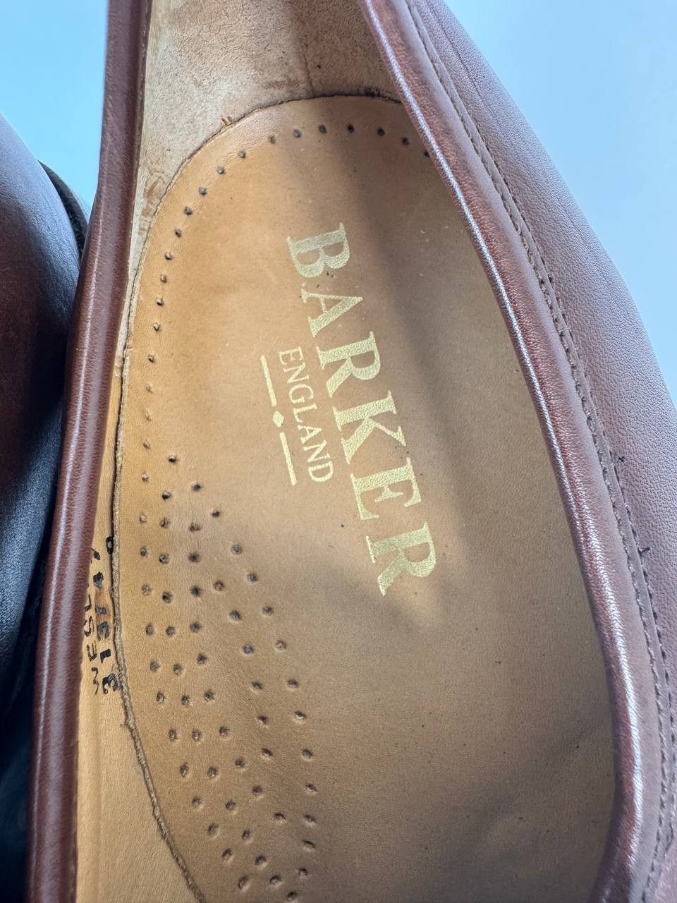Barker BARKER Wesley Loafers Brown Leather Dress Shoes US 10 Size US 10 / EU 43 - 6 Thumbnail