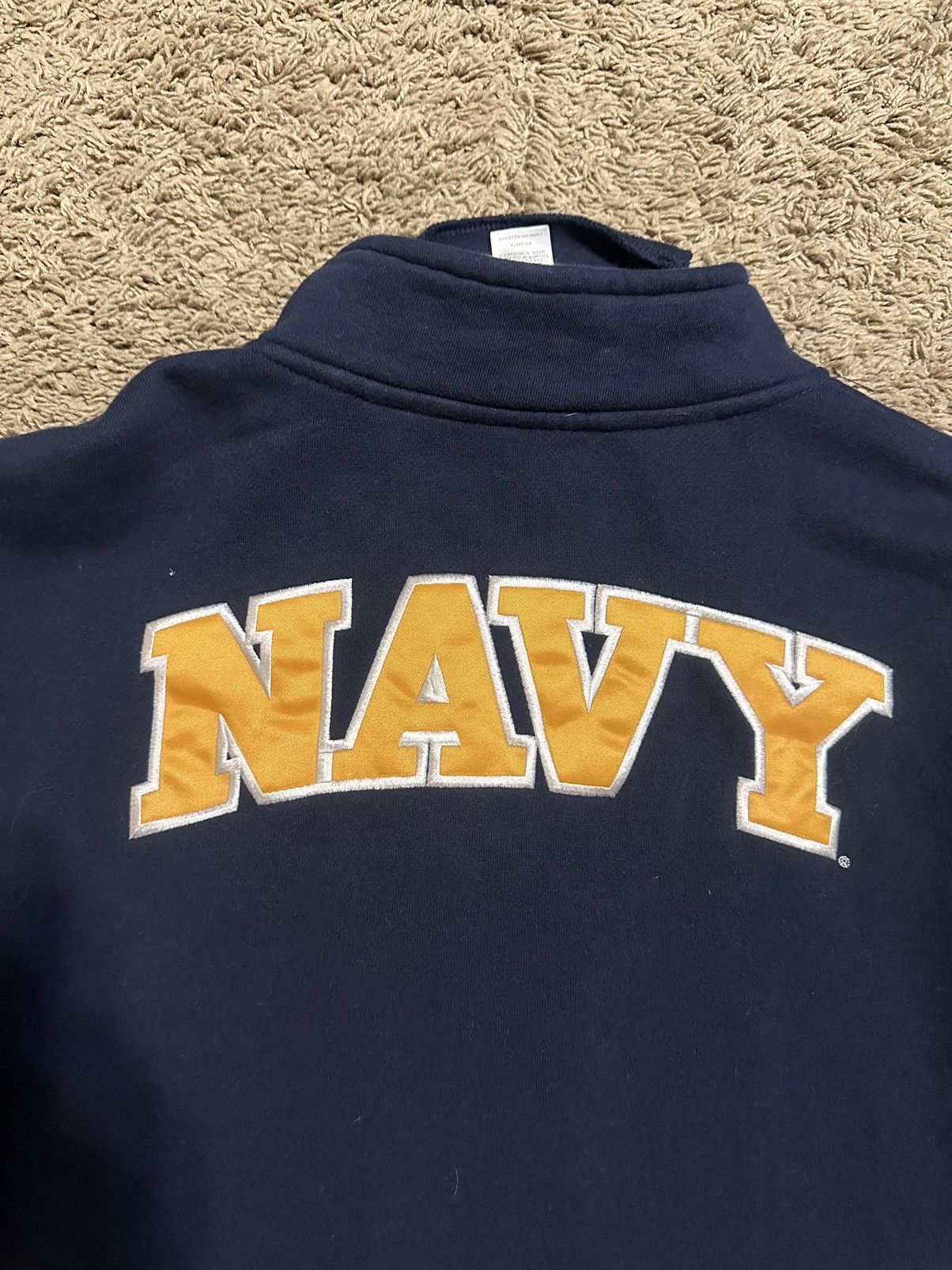 Champion × NCAA × Vintage Vintage Champion Navy university sweater 00s size large Size US L / EU 52-54 / 3 - 2 Thumbnail