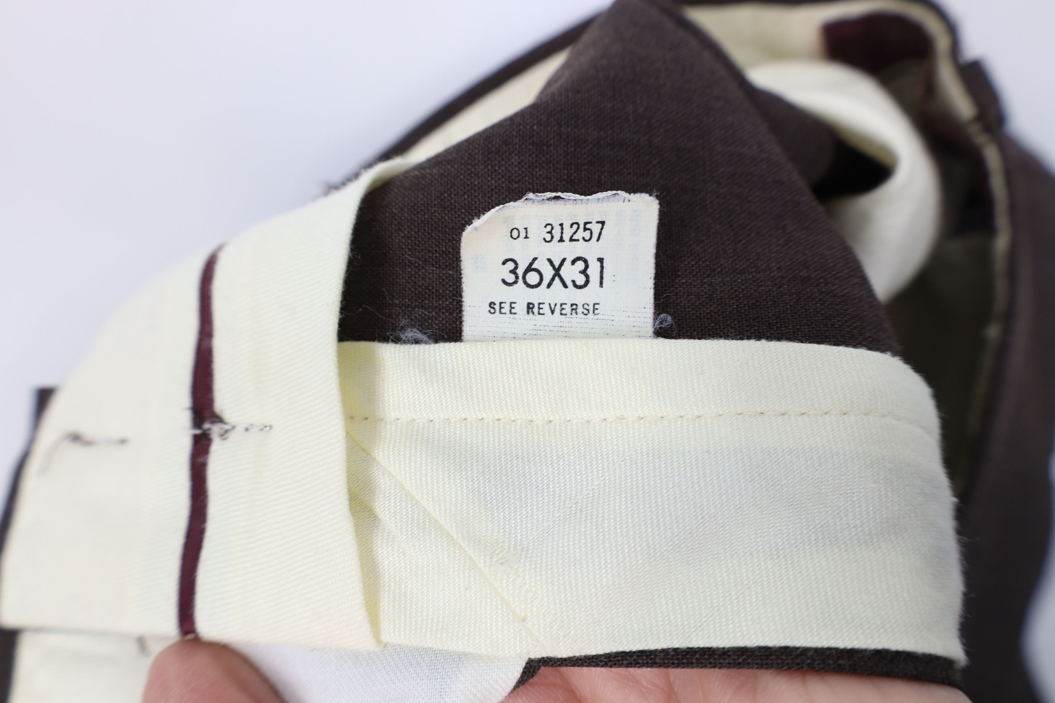 Vintage Vintage 70s Streetwear Blend Knit Wide Leg Chino Pants USA Size US 36 / EU 52 - 7 Thumbnail