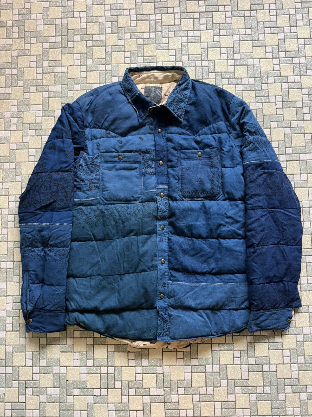 Visvim Visvim ICT kerchief down jkt N.D. Size US XXL / EU 58 / 5 - 1 Thumbnail