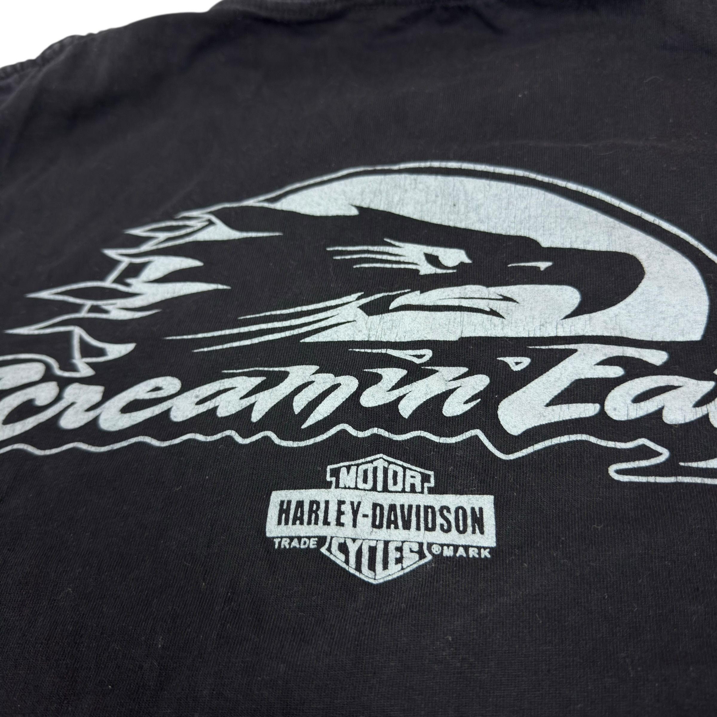 Harley Davidson Vintage Harley-Davidson Men's Black Printed Pullover T-Shirt Size US S / EU 44-46 / 1 - 4 Thumbnail