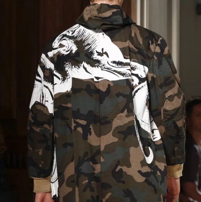 Valentino Valentino Camouflage leopard head trench coat Size US M / EU 48-50 / 2 - 9 Thumbnail