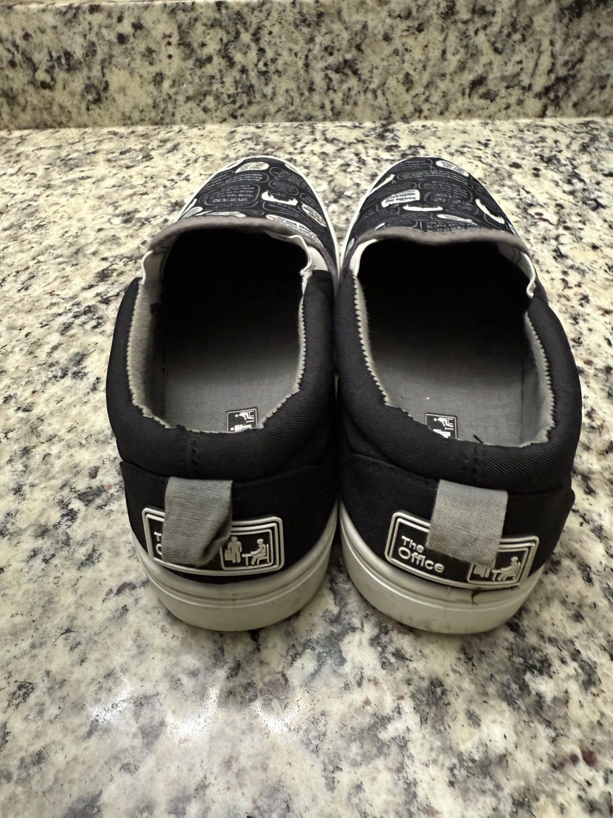 Other × Vintage The Office Dwight Schrute Men’s Slip Ons Size US 10 / EU 43 - 2 Thumbnail