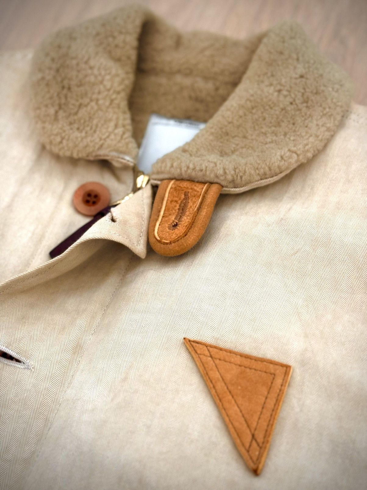 Visvim Visvim Deckhand Jkt N.D. (Lt Mud Shearling) Size US L / EU 52-54 / 3 - 4 Thumbnail
