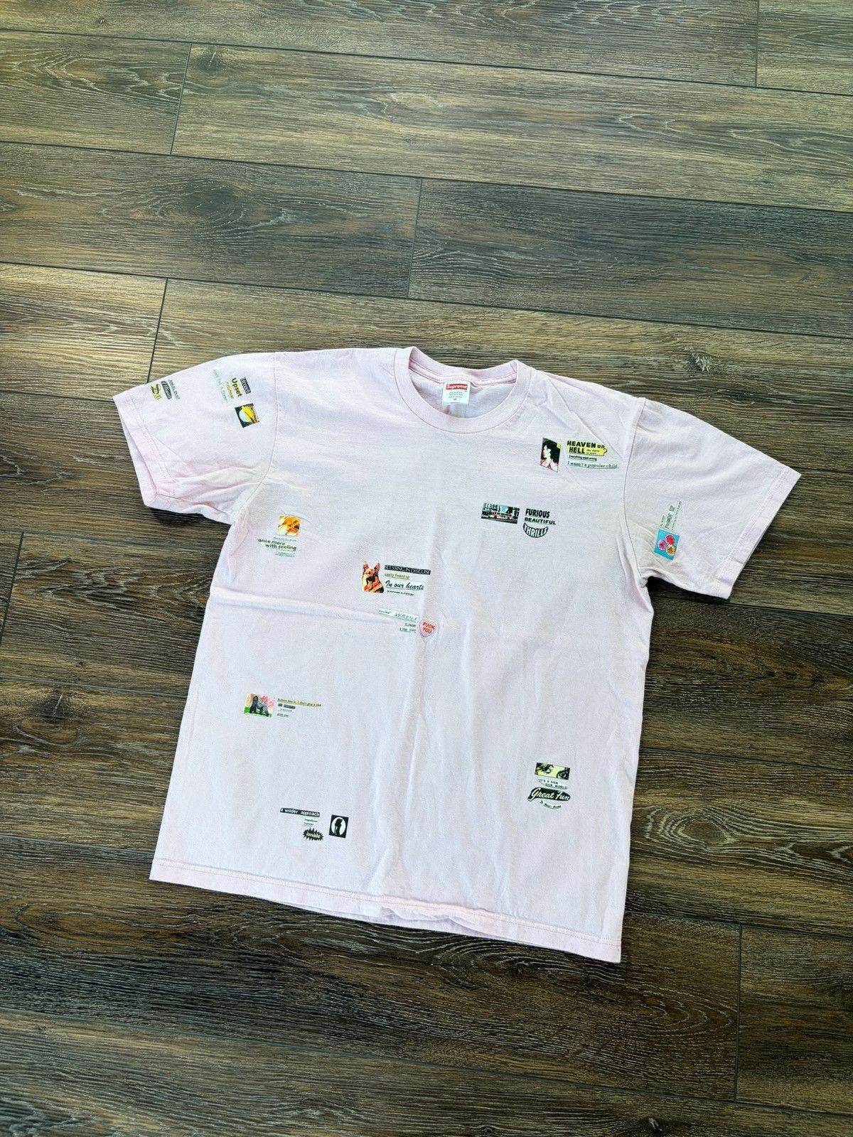 Supreme Lady Pink Supreme Tee FW21 Martha Cooper | Grailed