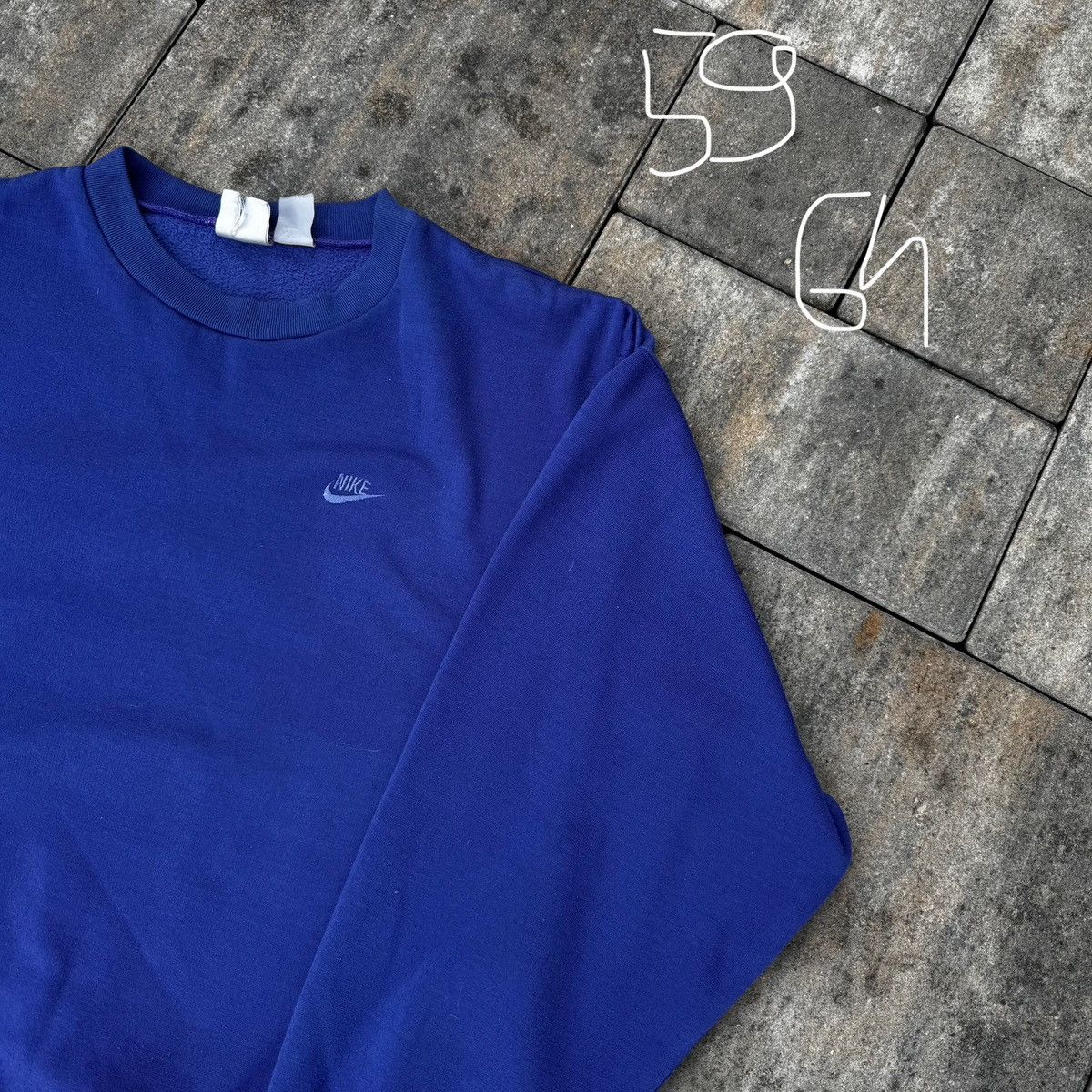 Nike Vintage 90s Nike Basic Logo Sweatshirt Crewneck S Size Boxy Size US S / EU 44-46 / 1 - 2 Thumbnail