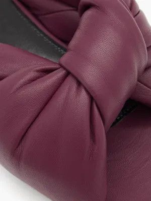Balenciaga o1y0625 Flats in Plum Size US 7 / IT 37 - 2 Thumbnail