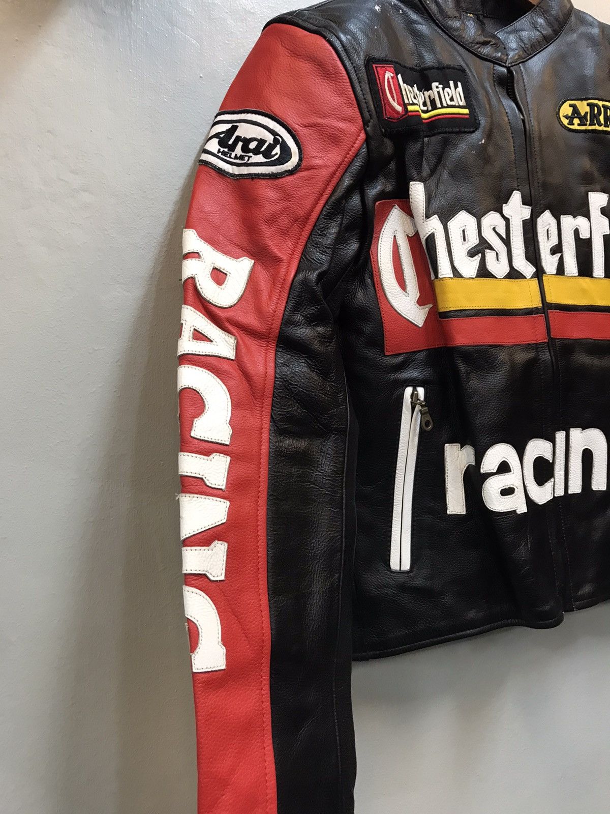 Vintage Chesterfield motorcycles racing leather jacket Size US M / EU 48-50 / 2 - 4 Thumbnail