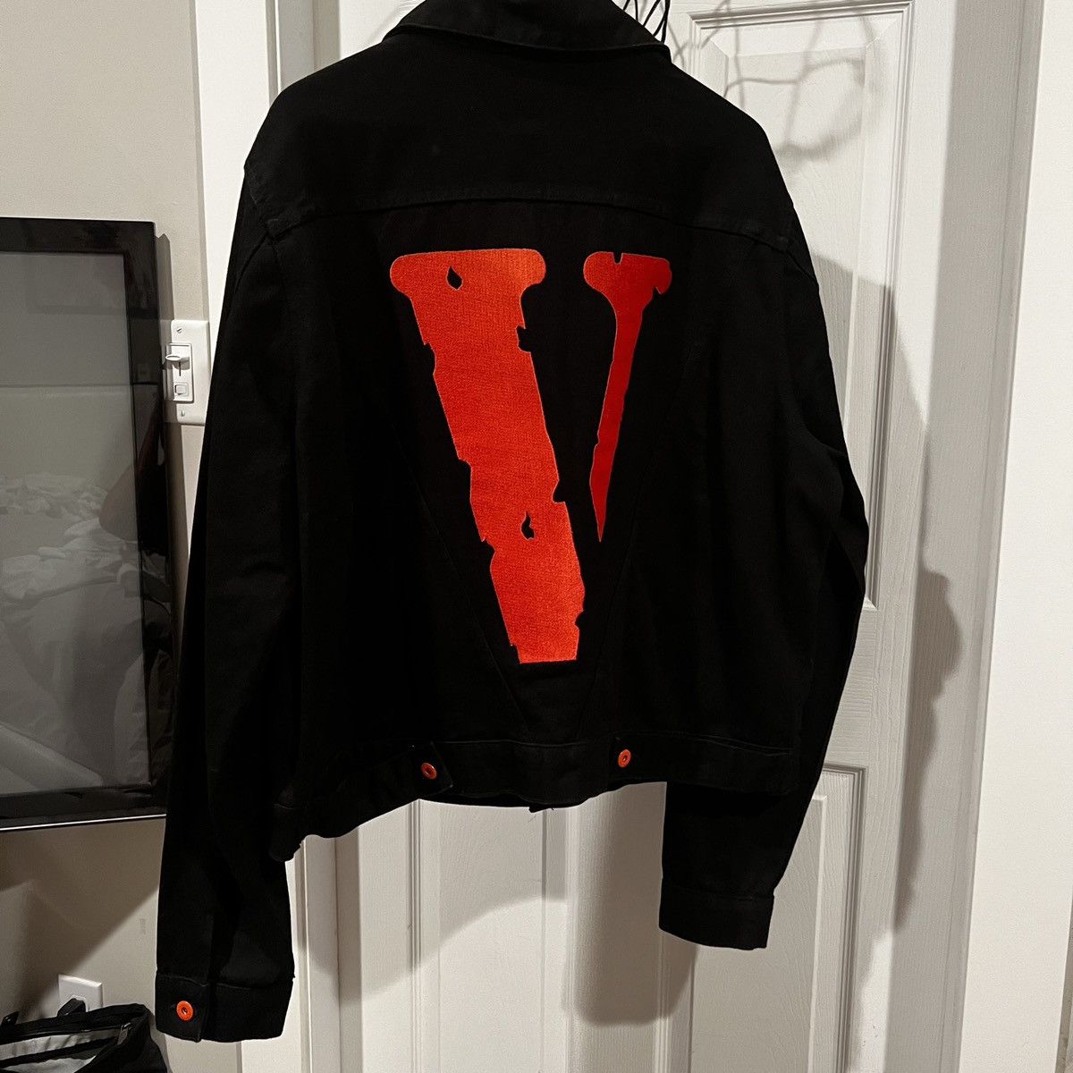 Vlone Vlone Friends Denim Jacket Size US XL / EU 56 / 4 - 18 Thumbnail