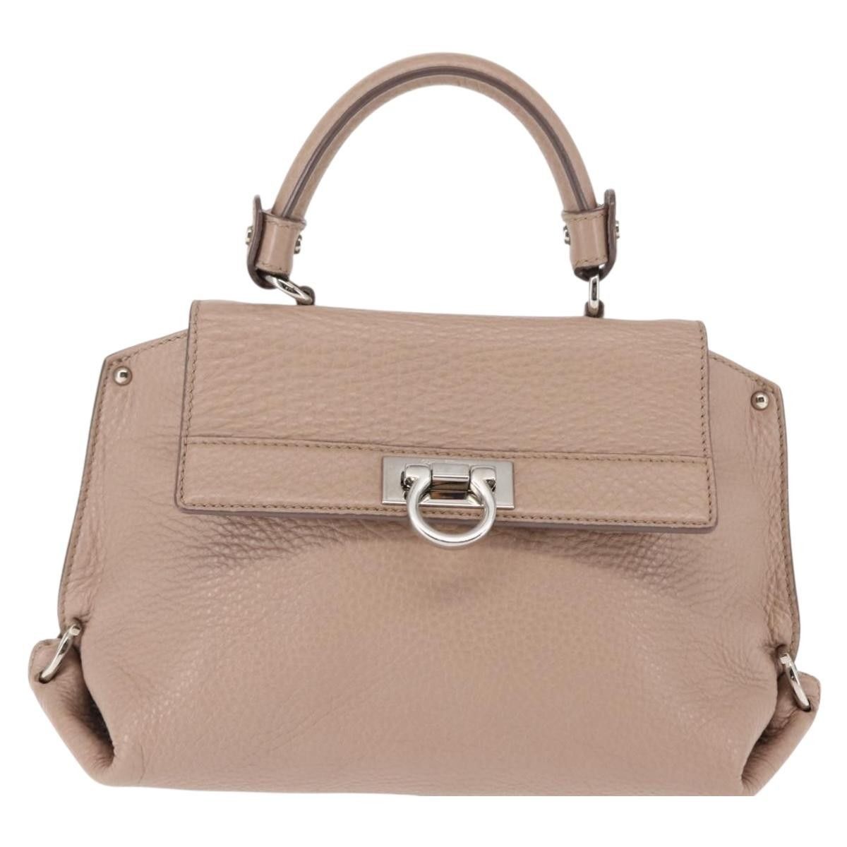 Salvatore Ferragamo Salvatore Ferragamo Sofia Satchel Leather Size ONE SIZE - 1 Thumbnail
