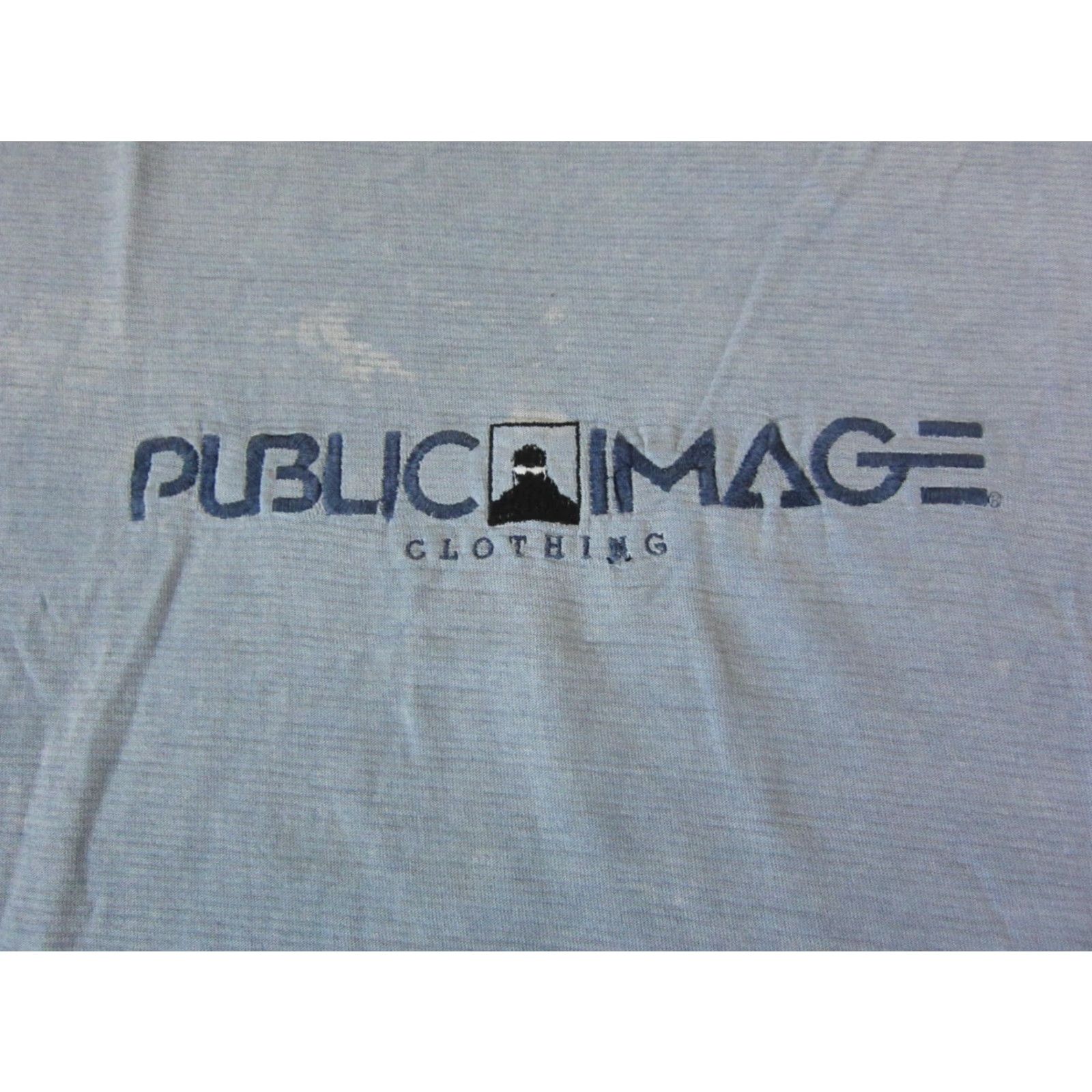 Vintage VINTAGE Public Image Shirt Mens XL Blue USA 80s Surf Skate Cat 70s 80s 90s T-Shirt Crew Neck Short Sleeve Cotton JerseyUS Size US XL / EU 56 / 4 - 4 Thumbnail