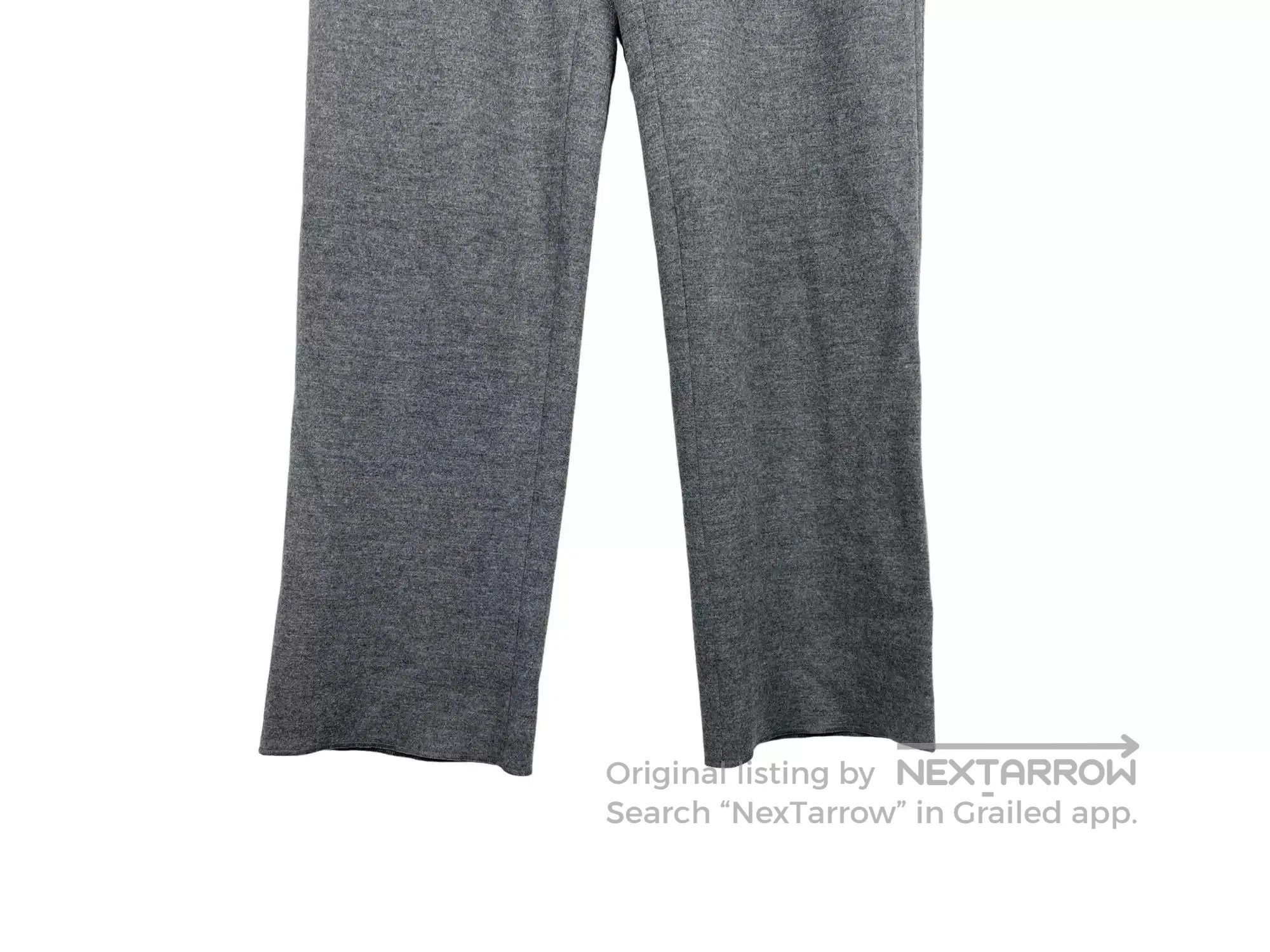 Lanvin LANVIN Gray Elasticated Waist Wool Pants. Size US 36 / EU 52 - 4 Thumbnail