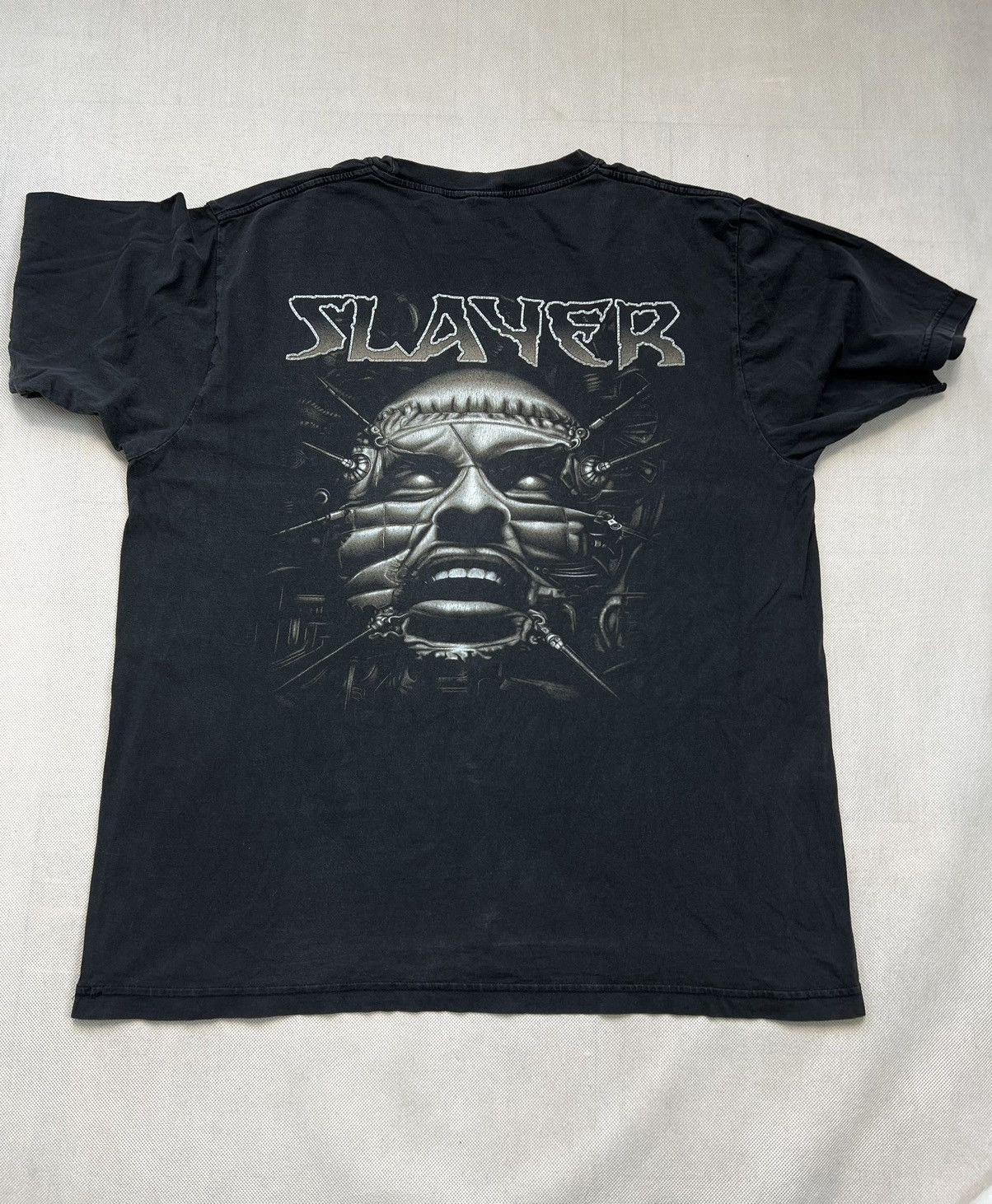 Band Tees × Slayer × Vintage Tshirt Slayer 2007 Vintage Print Band Tees Size US XL / EU 56 / 4 - 4 Thumbnail
