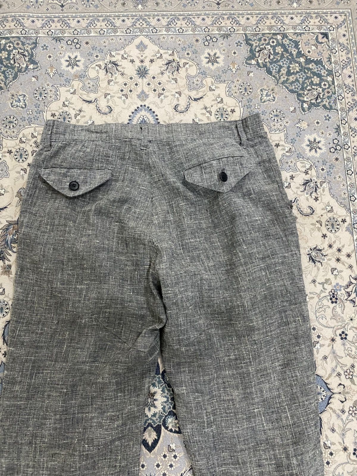 Beams Plus BEAMS PLUS EUCALYPTUS PUNK GRUNGE DESIGNER LINEN PANTS JAPAN Size US 34 / EU 50 - 5 Thumbnail