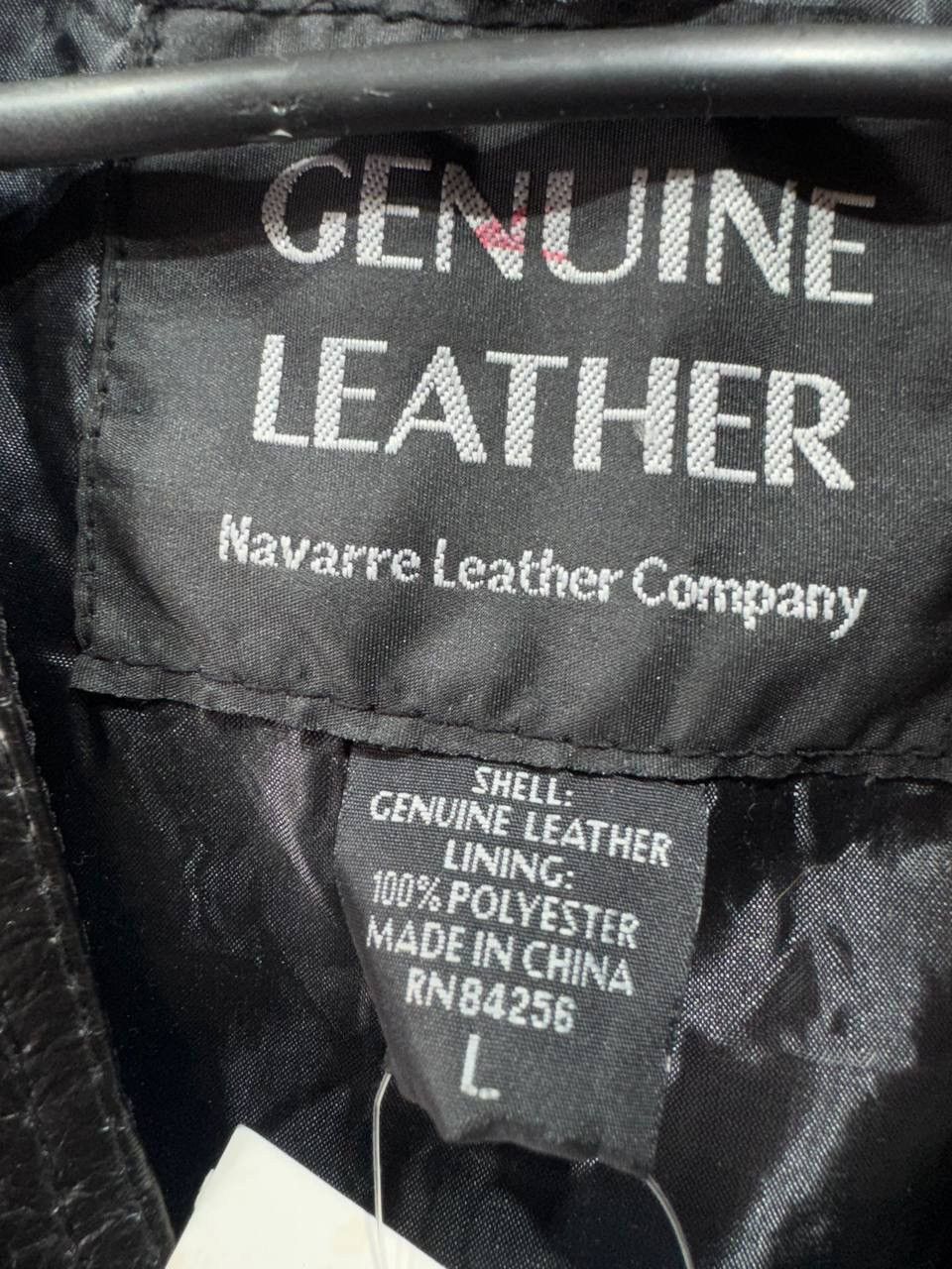 Vintage Giovanni Navarre Leather Biker Vest Jacket Size US L / EU 52-54 / 3 - 4 Thumbnail
