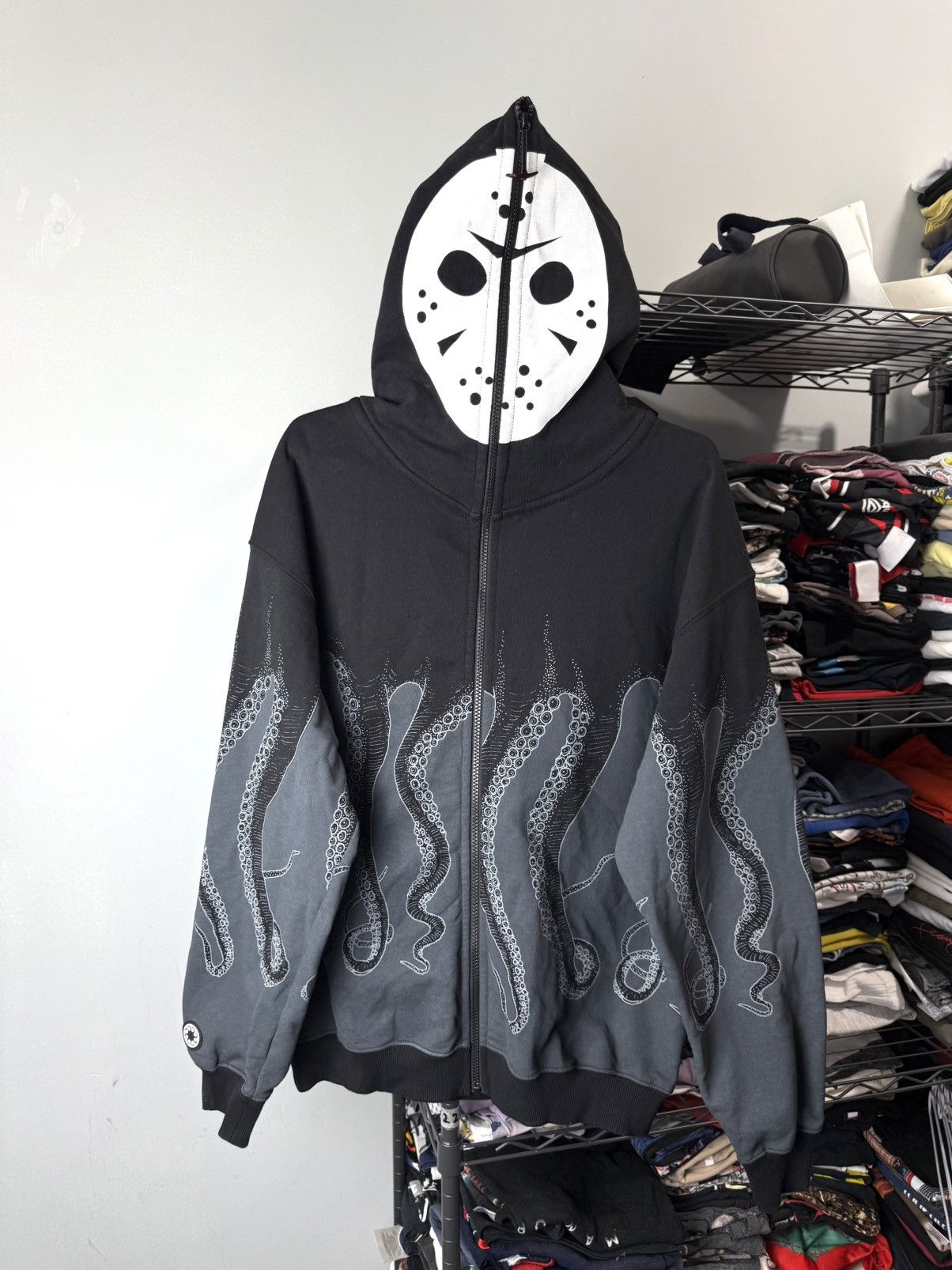 Octopus Crazy Octopus Friday The 13th Full Zip Printed Hoodie Horror Size US M / EU 48-50 / 2 - 1 Thumbnail