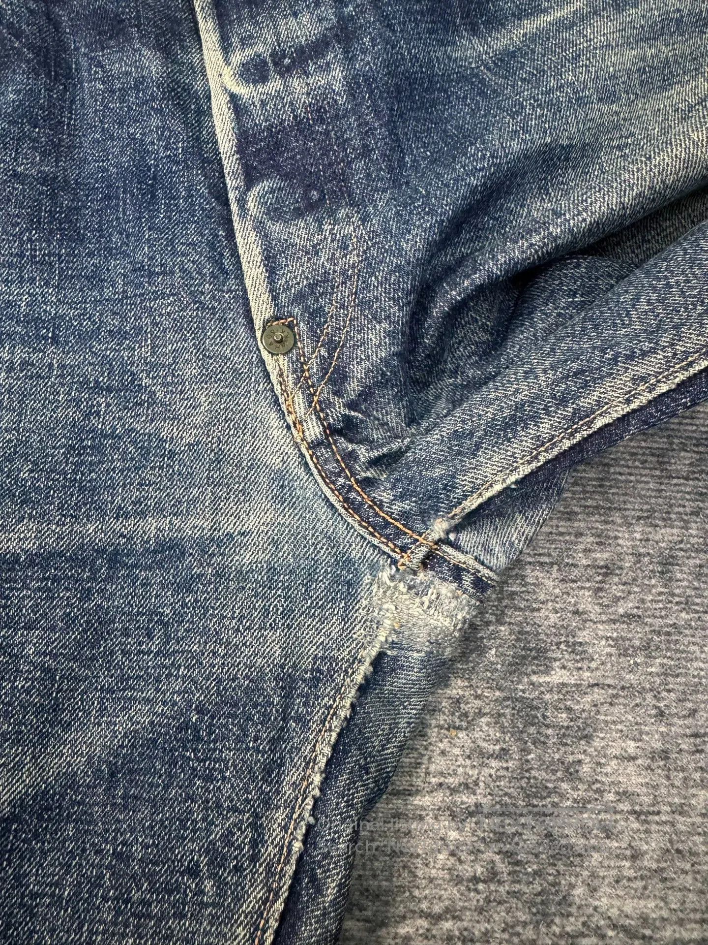 Vintage Vintage 700 Japan Washed Retro Blue Jeans. Size US 32 / EU 48 - 5 Thumbnail