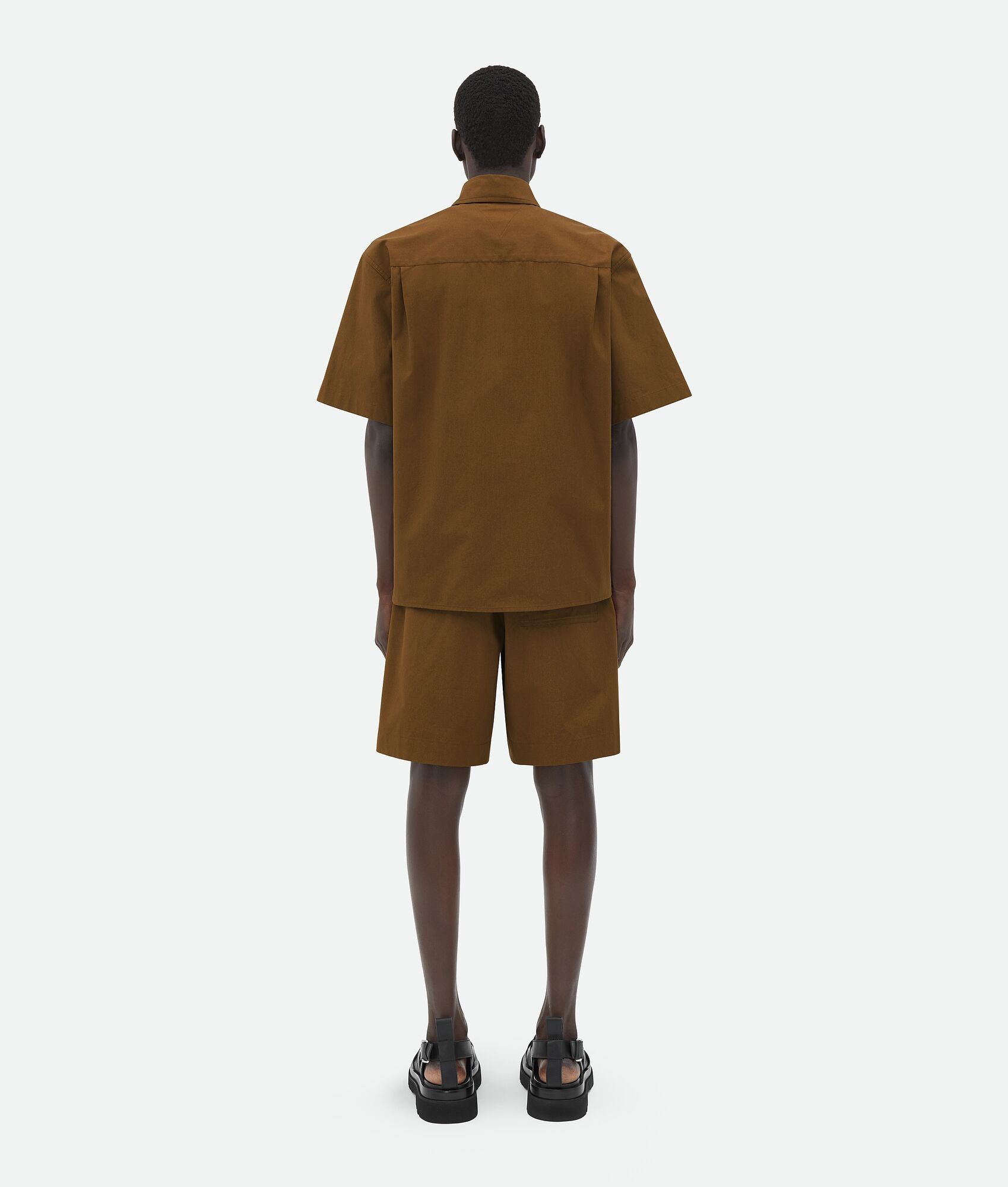 Bottega Veneta o1w1db10525 Cotton Shorts in Cedar Size US 32 / EU 48 - 3 Thumbnail
