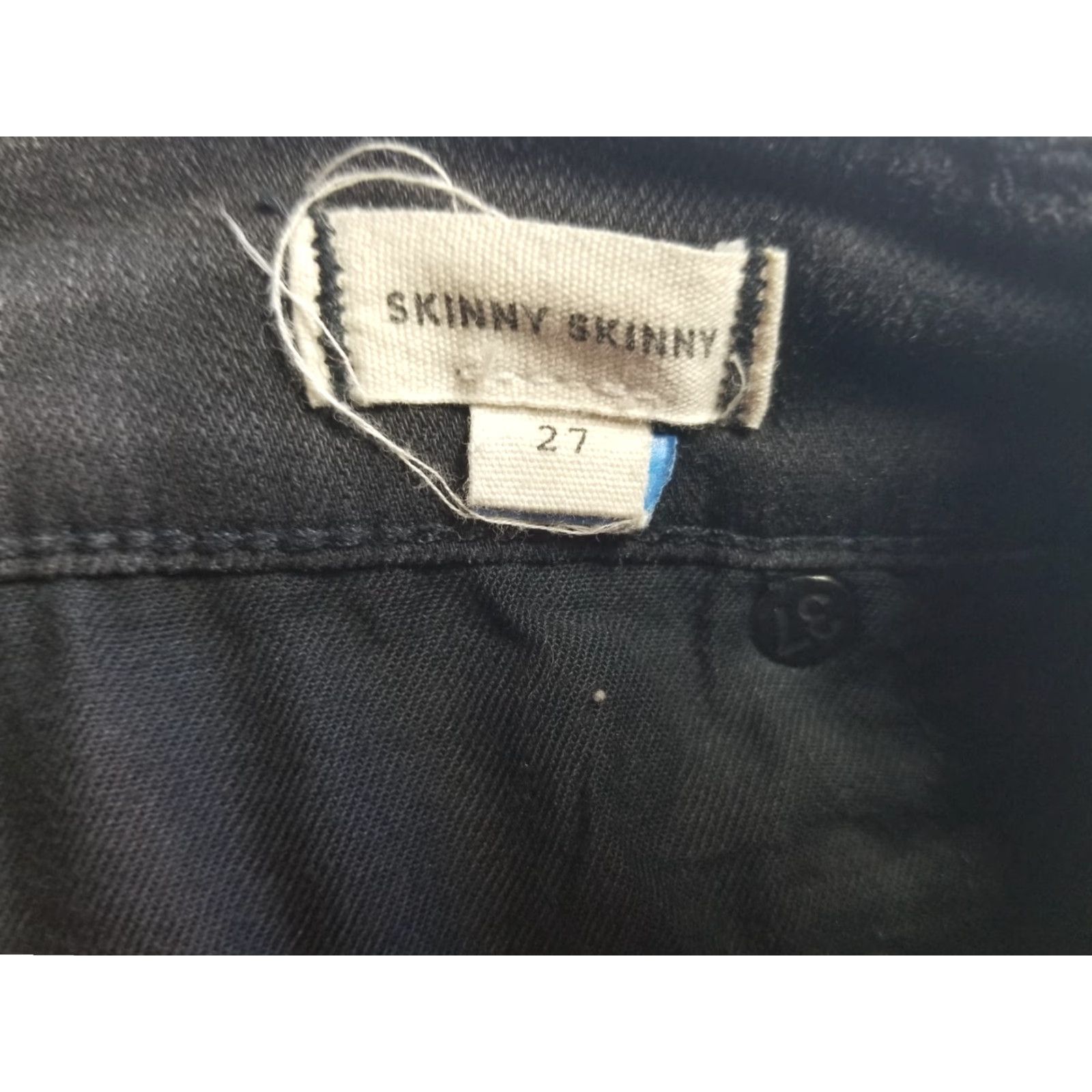 Madewell Madewell Jeans Women's Black Denim Skinny Mid Rise 27 Size 27 5-Pocket Design Stretch Size 27" / US 4 / IT 40 - 7 Thumbnail
