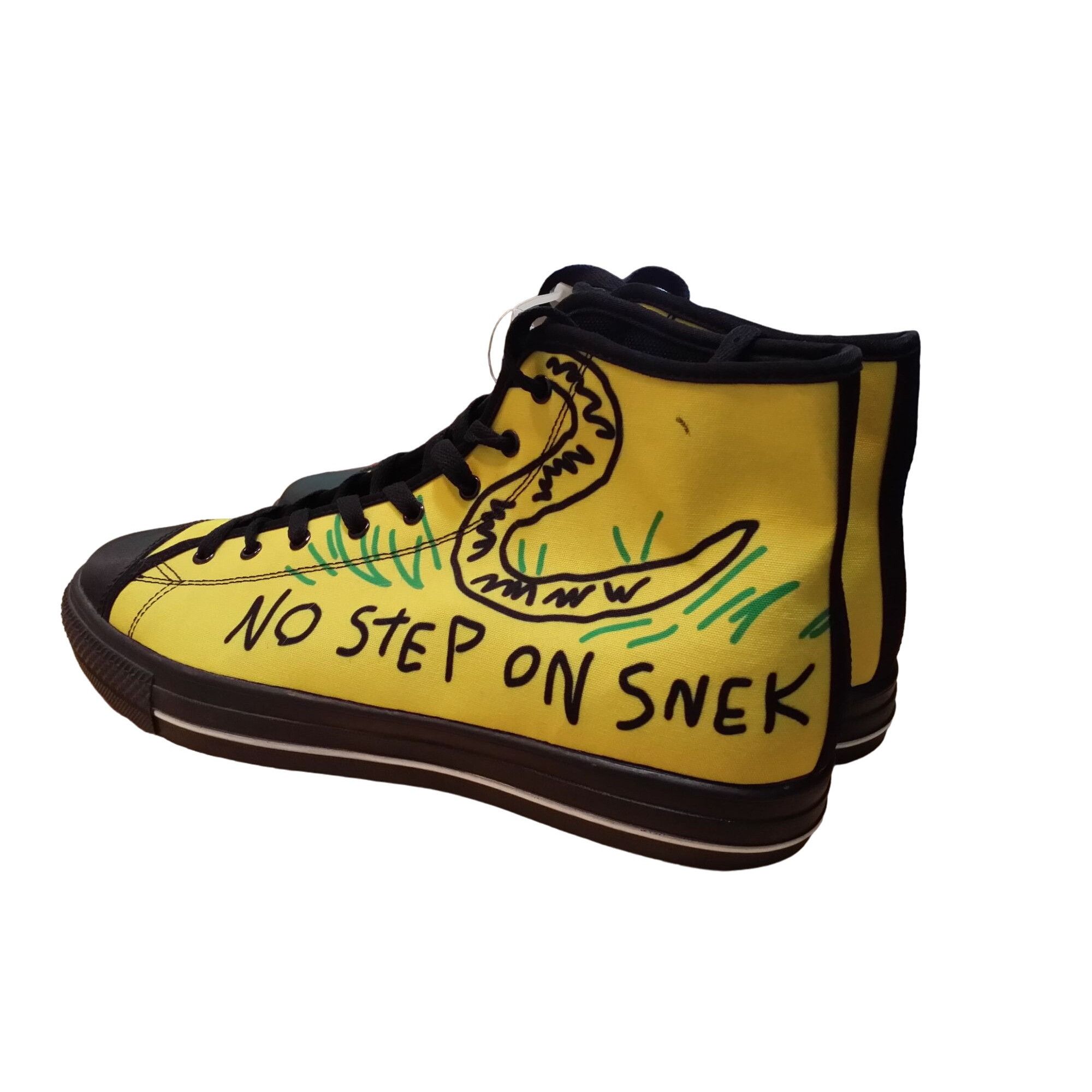Other No Step On Snek Sneakers Men Sz 46 EU 12 US Yellow Black Can Size US 12 / EU 45 - 2 Thumbnail