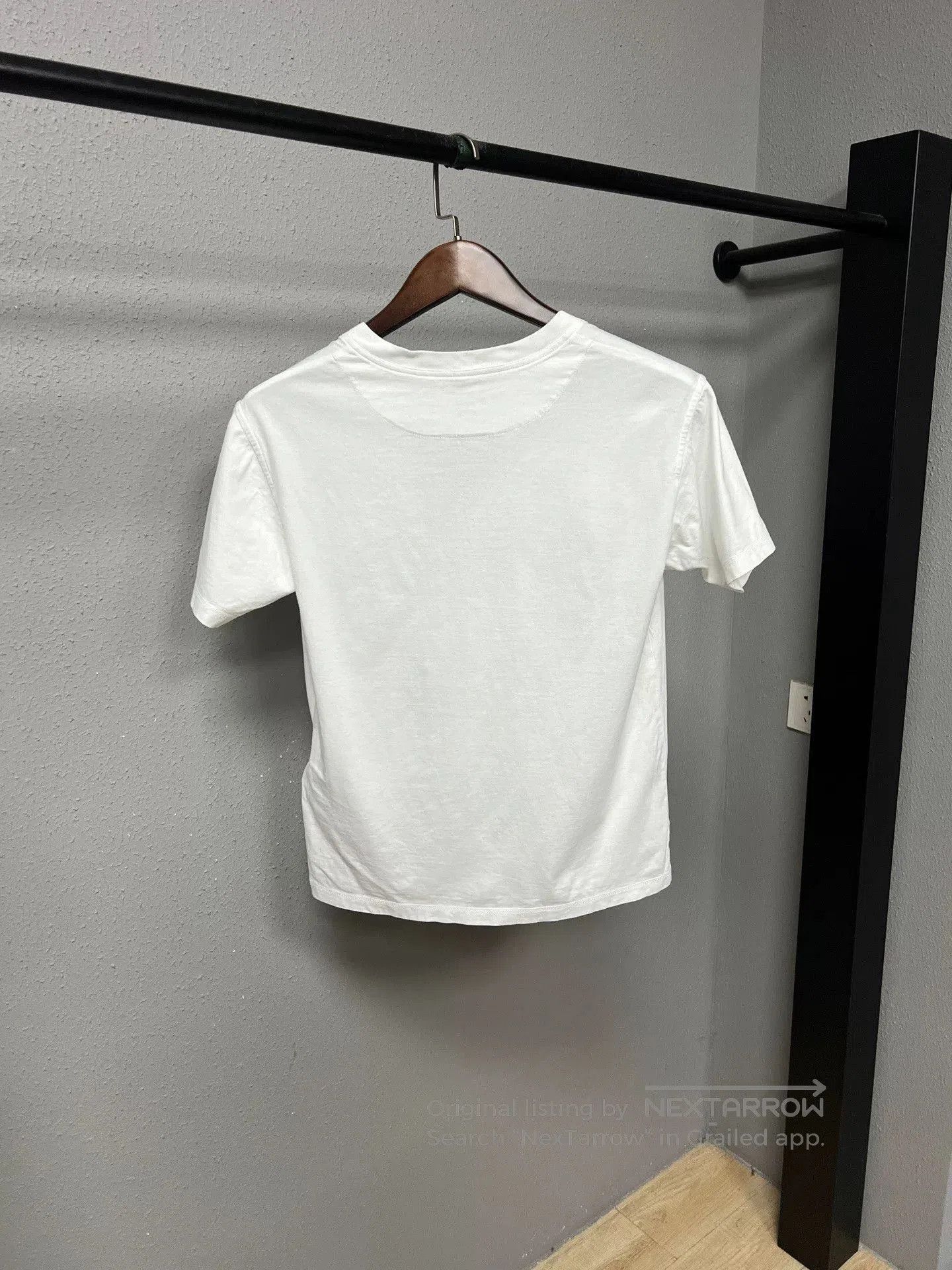Hermes hermes white short sleeve chain collar top. Size XS / US 0-2 / IT 36-38 - 2 Thumbnail