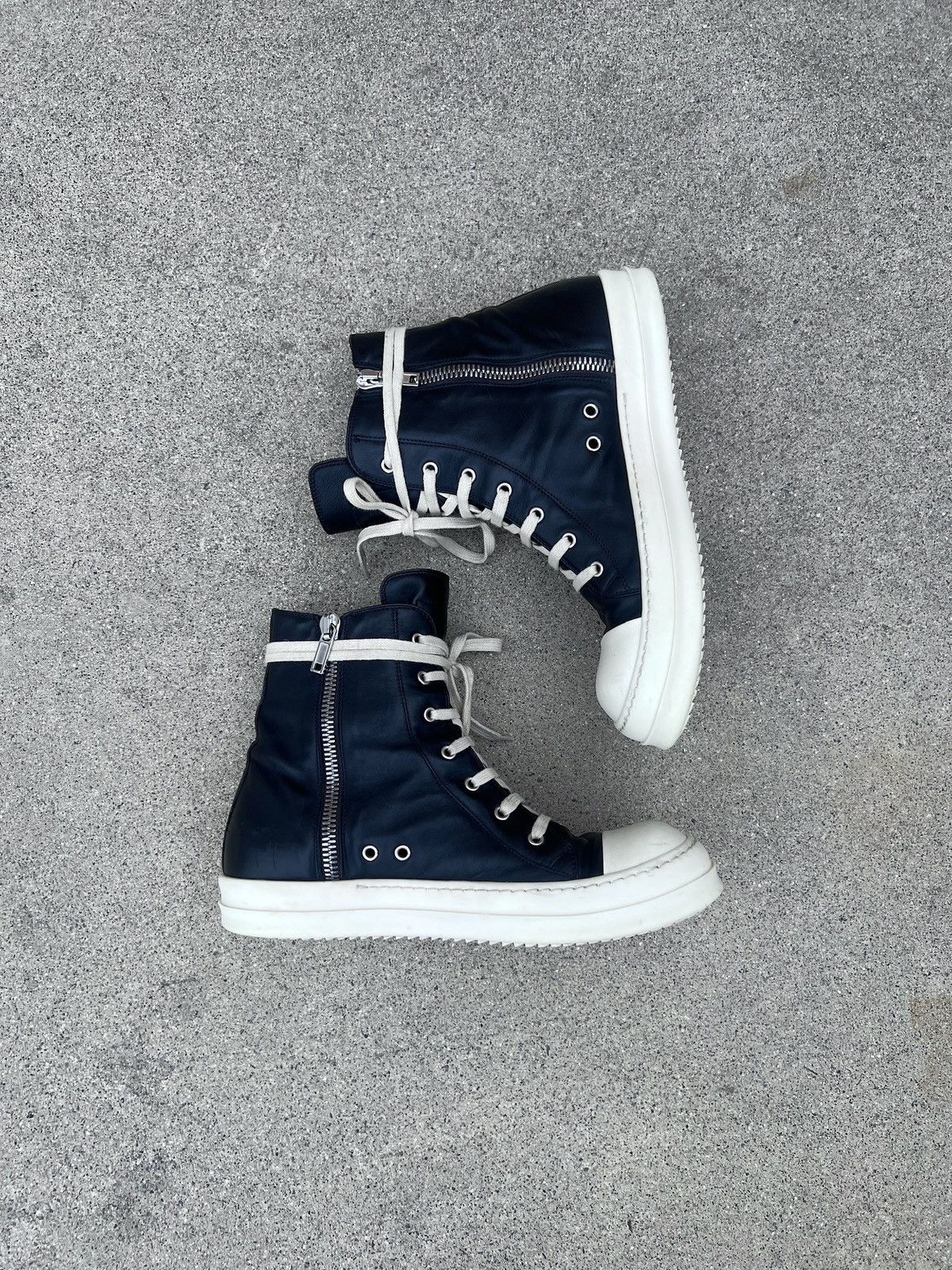 Rick Owens Rick Owens Leather Ramones Size US 10.5 / EU 43-44 - 2 Thumbnail