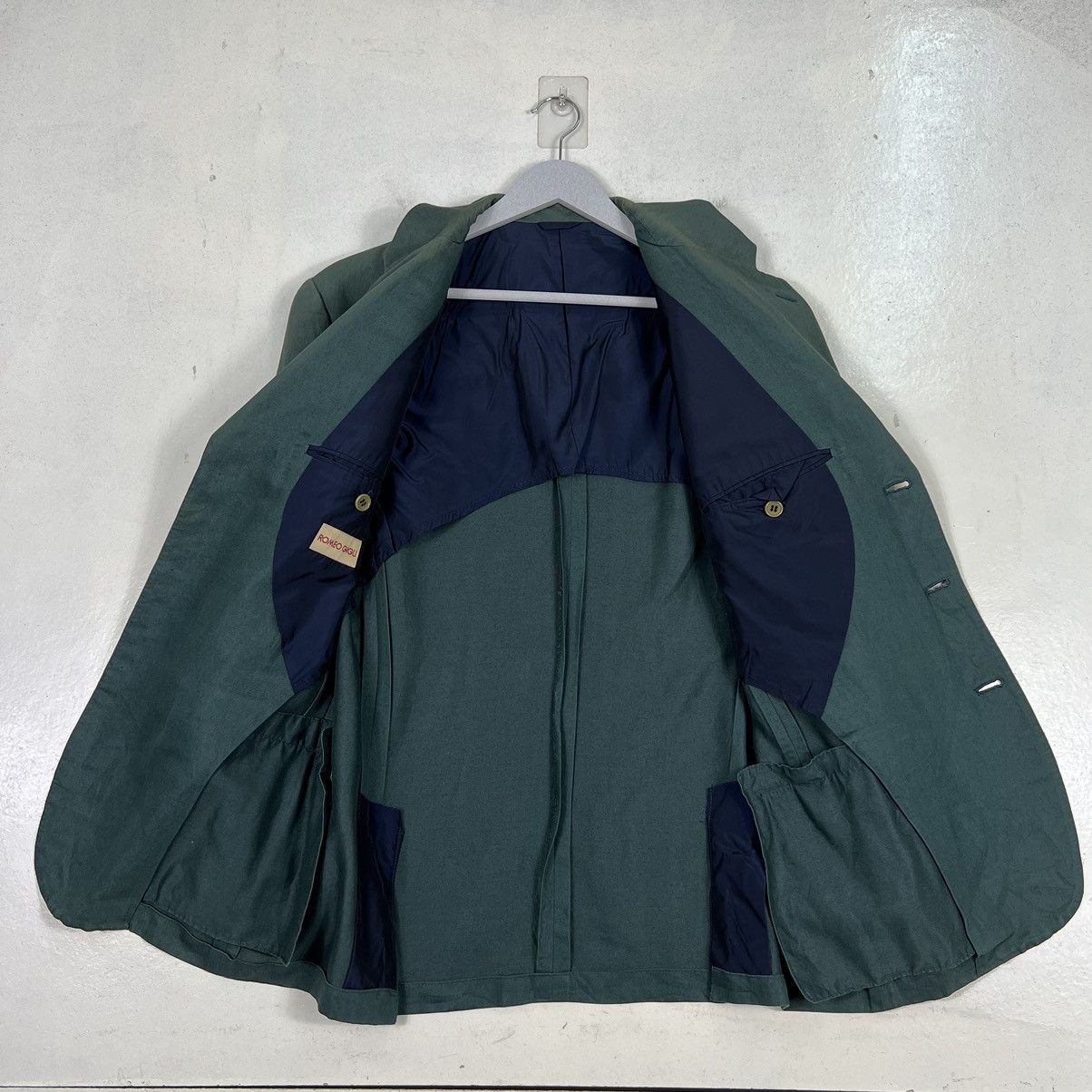 Romeo Gigli 🔥 ROMEO GIGLI MOLESKIN BLAZER JACKET Size US M / EU 48-50 / 2 - 11 Thumbnail