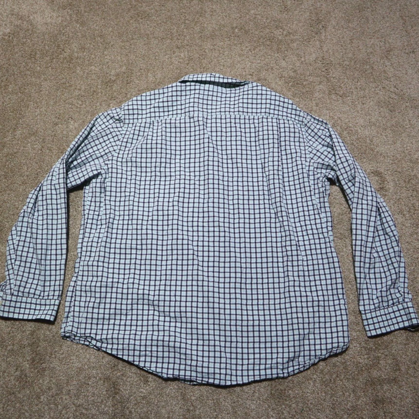 Merona VINTAGE Merona Checkered Button-Up Shirt Men’s XXL Blue Cotton 90s Classic Size US XXL / EU 58 / 5 - 8 Thumbnail