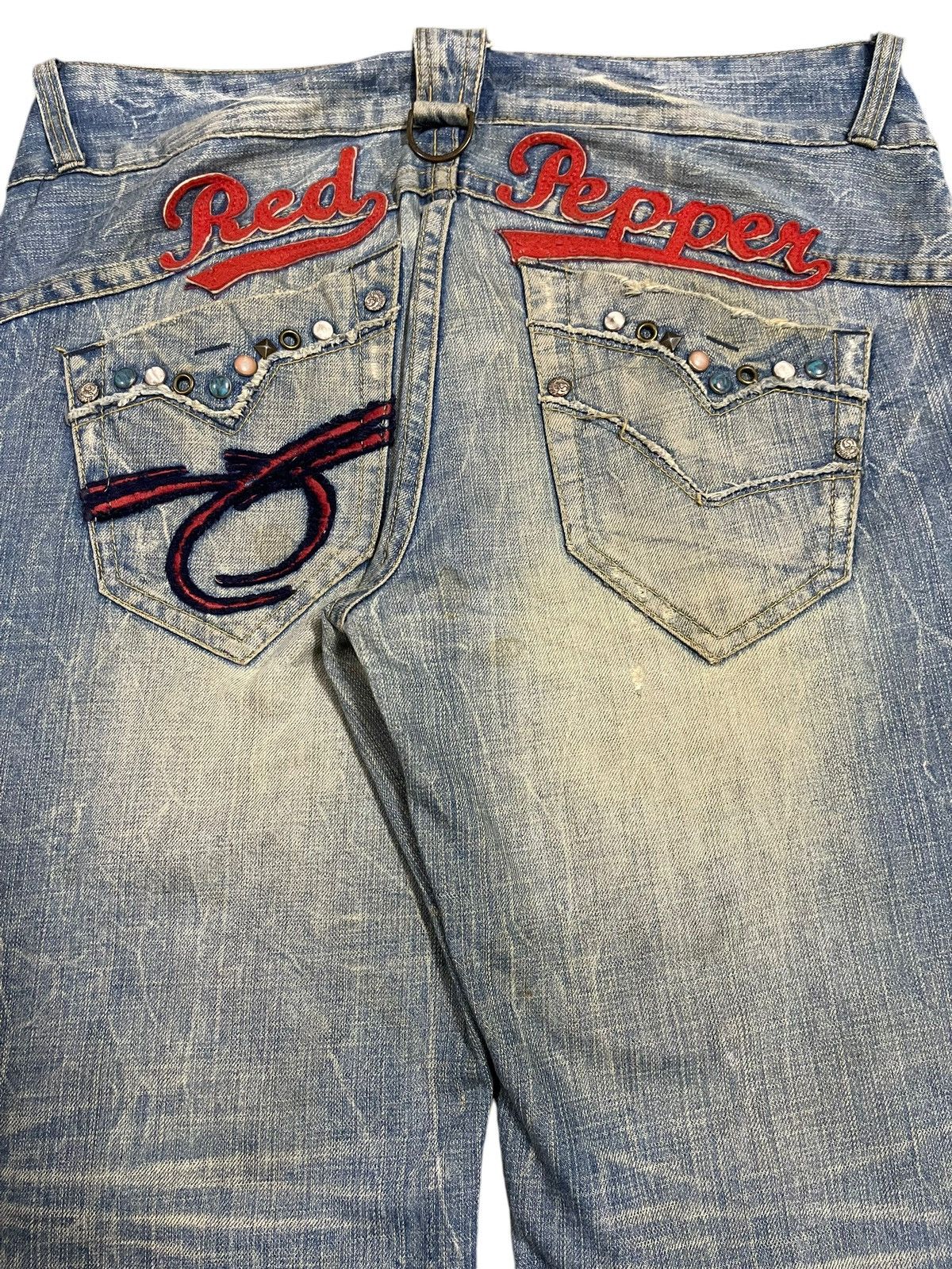 14th Addiction Vintage Japanese Brand Mud Wash Distressed Style Loose Jeans Size US 38 / EU 54 - 6 Thumbnail