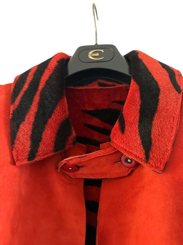 Roberto Cavalli LEATHER COAT Size M / US 6-8 / IT 42-44 - 4 Thumbnail