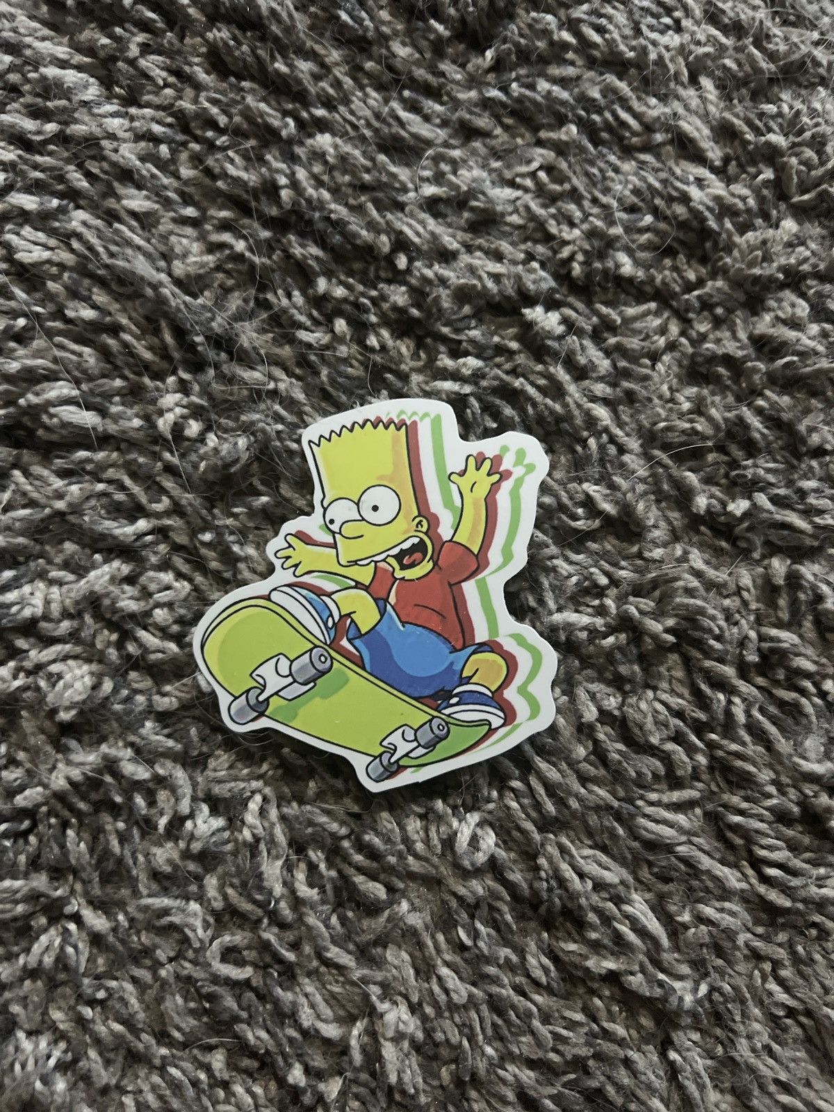 The Simpsons The Simpsons Bart Simpson Skateboarding Sticker Size ONE SIZE - 1 Thumbnail