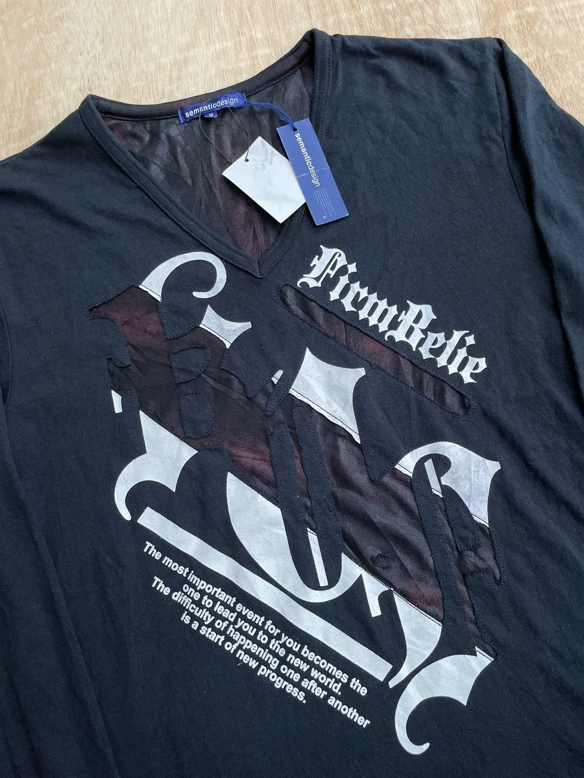 If Six Was Nine × Japanese Brand × semanticdesign Semanticdesign Longsleeve Ifisixwasnine Size US M / EU 48-50 / 2 - 2 Thumbnail