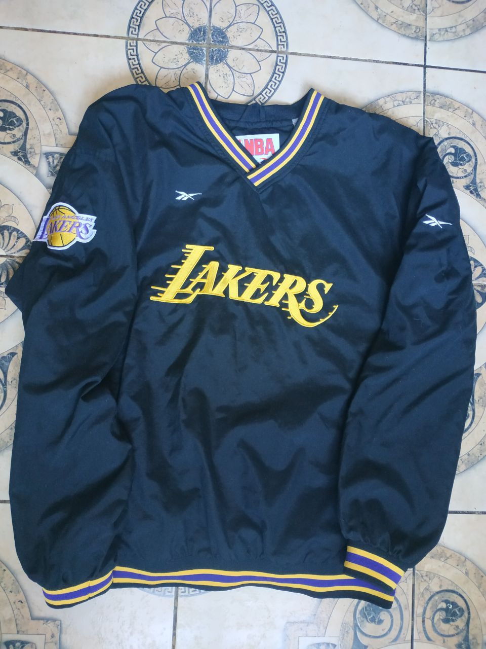 Reebok Vintage NBA Los Angeles Lakers Reebok Jacket Logo 90s Size US L / EU 52-54 / 3 - 1 Thumbnail