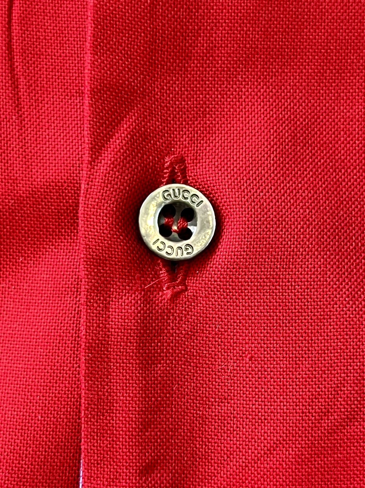 Gucci NeW FINAL OFFER Gucci Blue/Red Logo Camp Bowling Shirt 48 Size US M / EU 48-50 / 2 - 7 Thumbnail