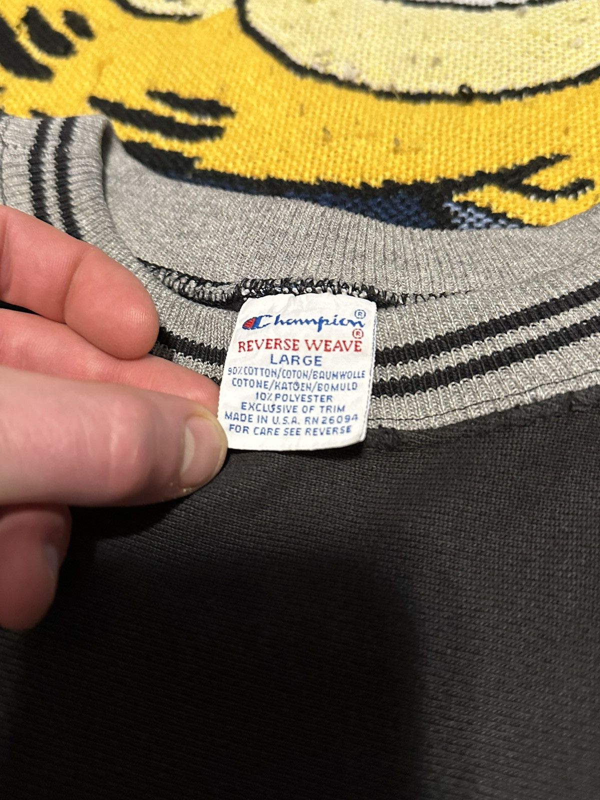 Champion Vintage 90s Champion Reverse Weave Sweatshirt Size US L / EU 52-54 / 3 - 2 Thumbnail