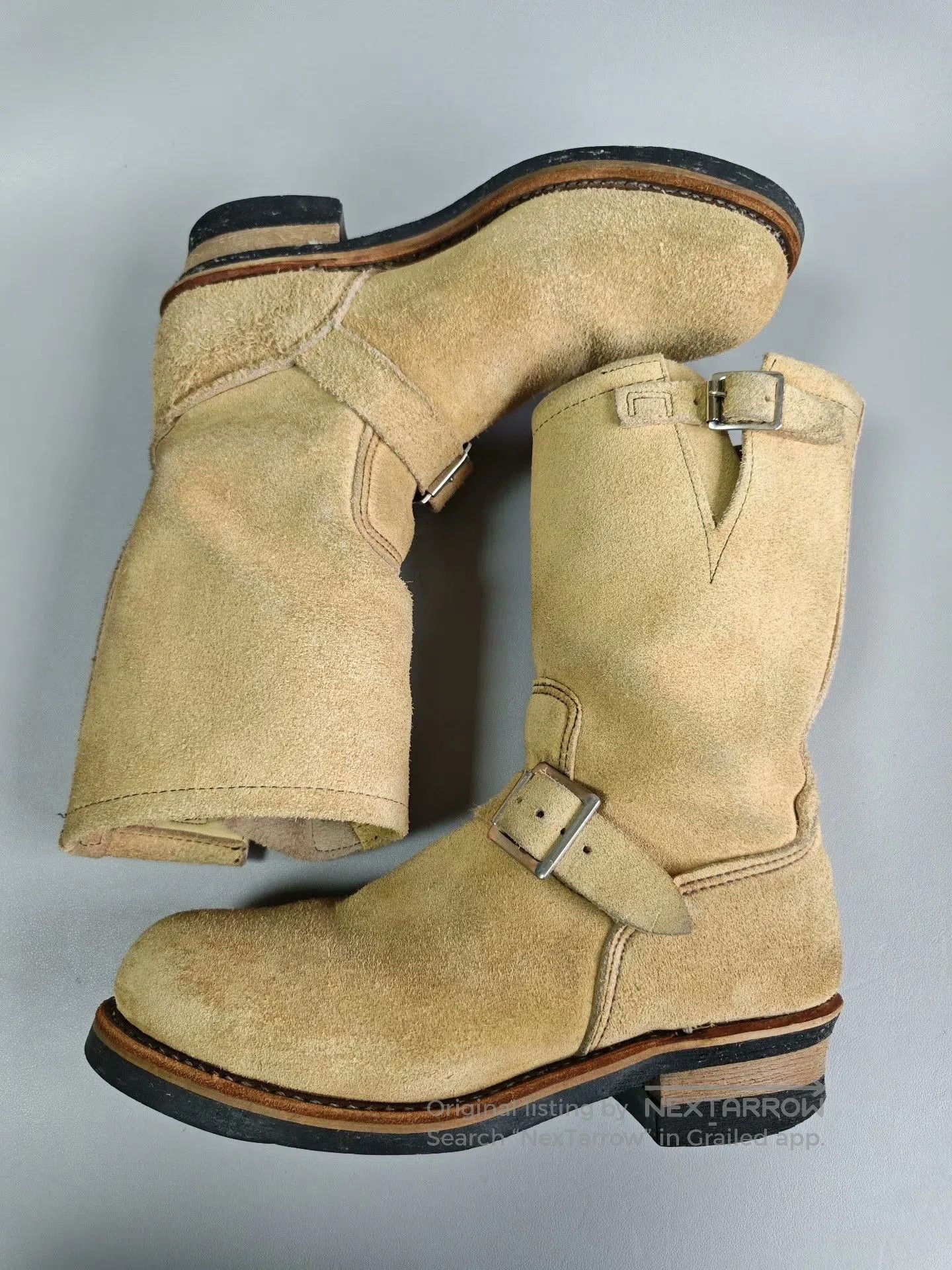 Red Wing Redwing 8268 Suede Engineer Boots. Size US 8 / EU 41 - 5 Thumbnail
