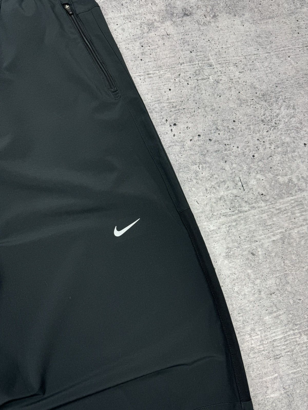 Nike × Vintage Vintage Nike Y2K Style Reflective Swoosh Logo Drill Pants Size US 34 / EU 50 - 6 Thumbnail