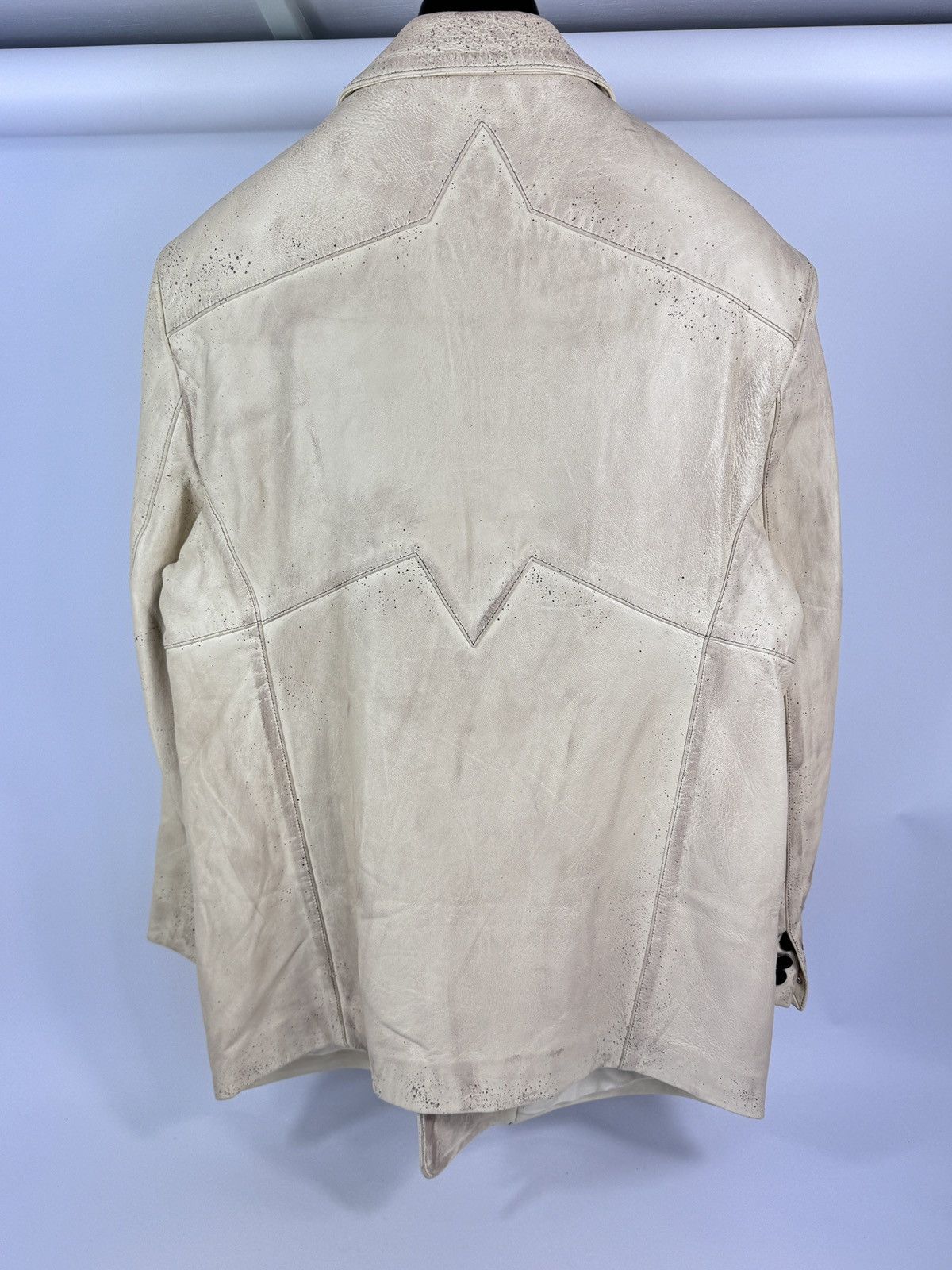Enfants Riches Deprimes GO TO DALLAS PAINT SPLATTERED LEATHER JACKET RARE Size US XL / EU 56 / 4 - 2 Thumbnail