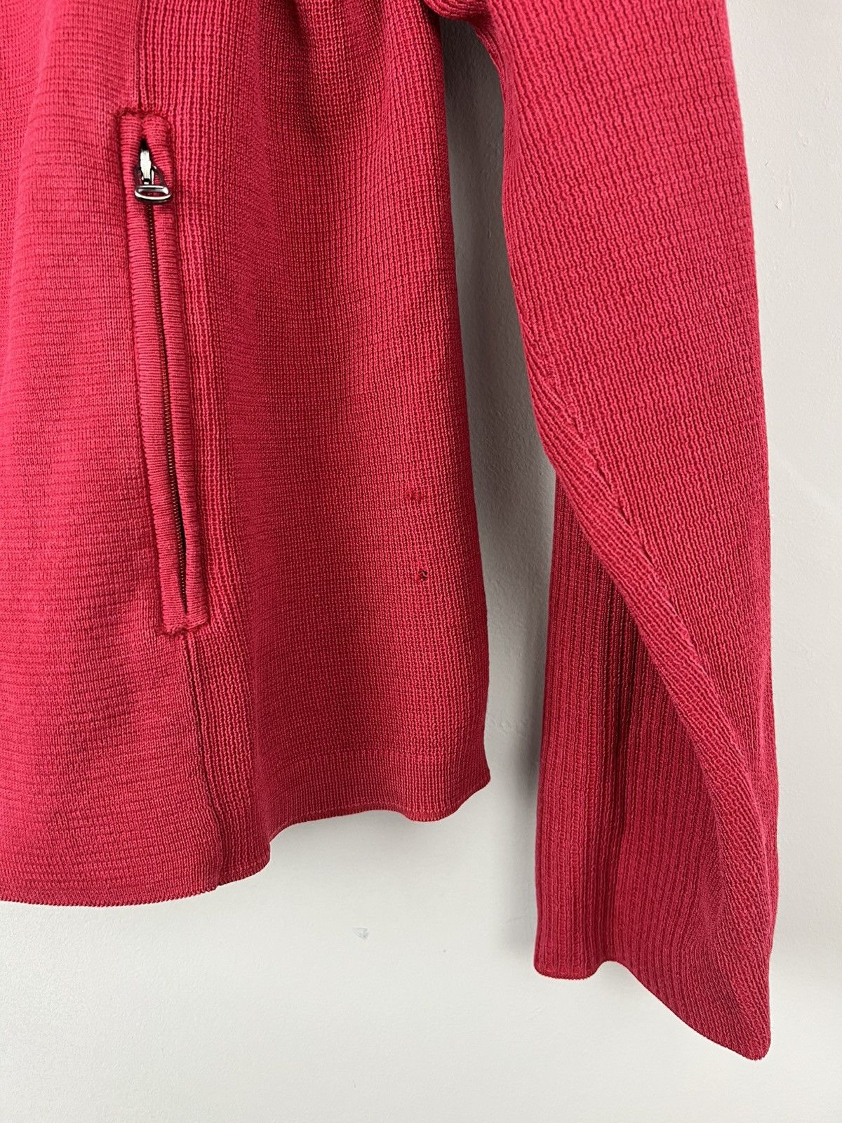Polo Ralph Lauren × Vintage Rare Polo Ralph Lauren Lampo Zip Sweater Red Size US L / EU 52-54 / 3 - 10 Thumbnail