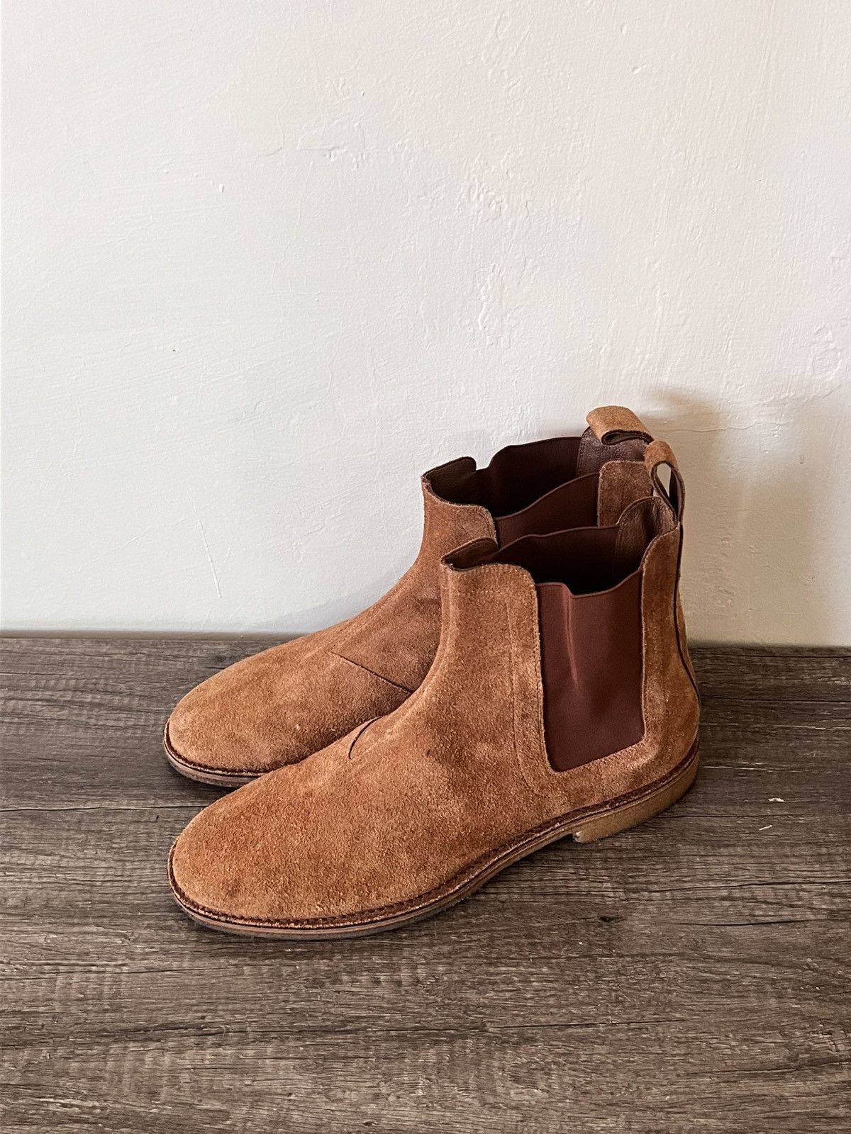 Bottega Veneta BOTTEGA VENETA SUEDE BOOTS Size US 12 / EU 45 - 1 Thumbnail