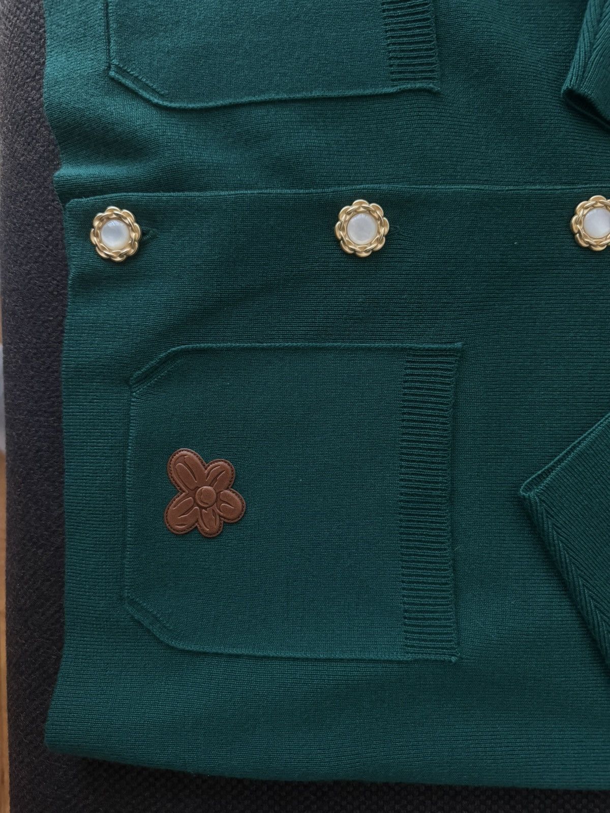 Golf le Fleur × Lacoste Golf le Fleur x Lacoste Green Crewneck Cardigan Size US S / EU 44-46 / 1 - 2 Thumbnail