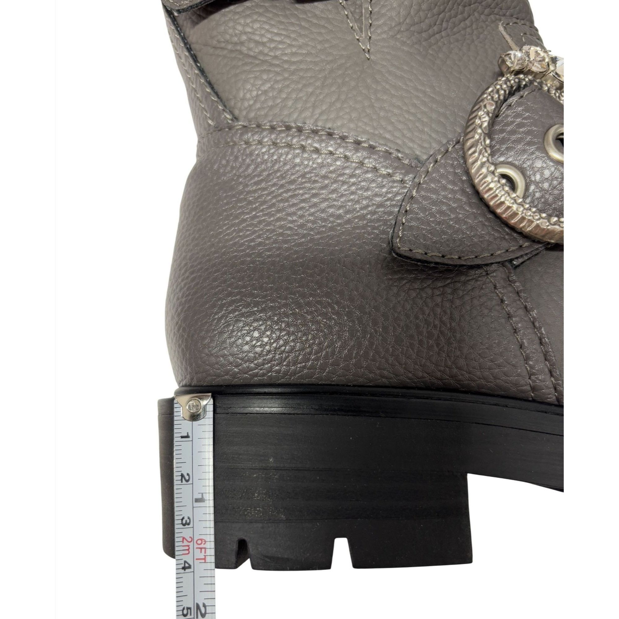 KARL LAGERFELD / Marceau / Grey / Leather Lug-Sole / Combat